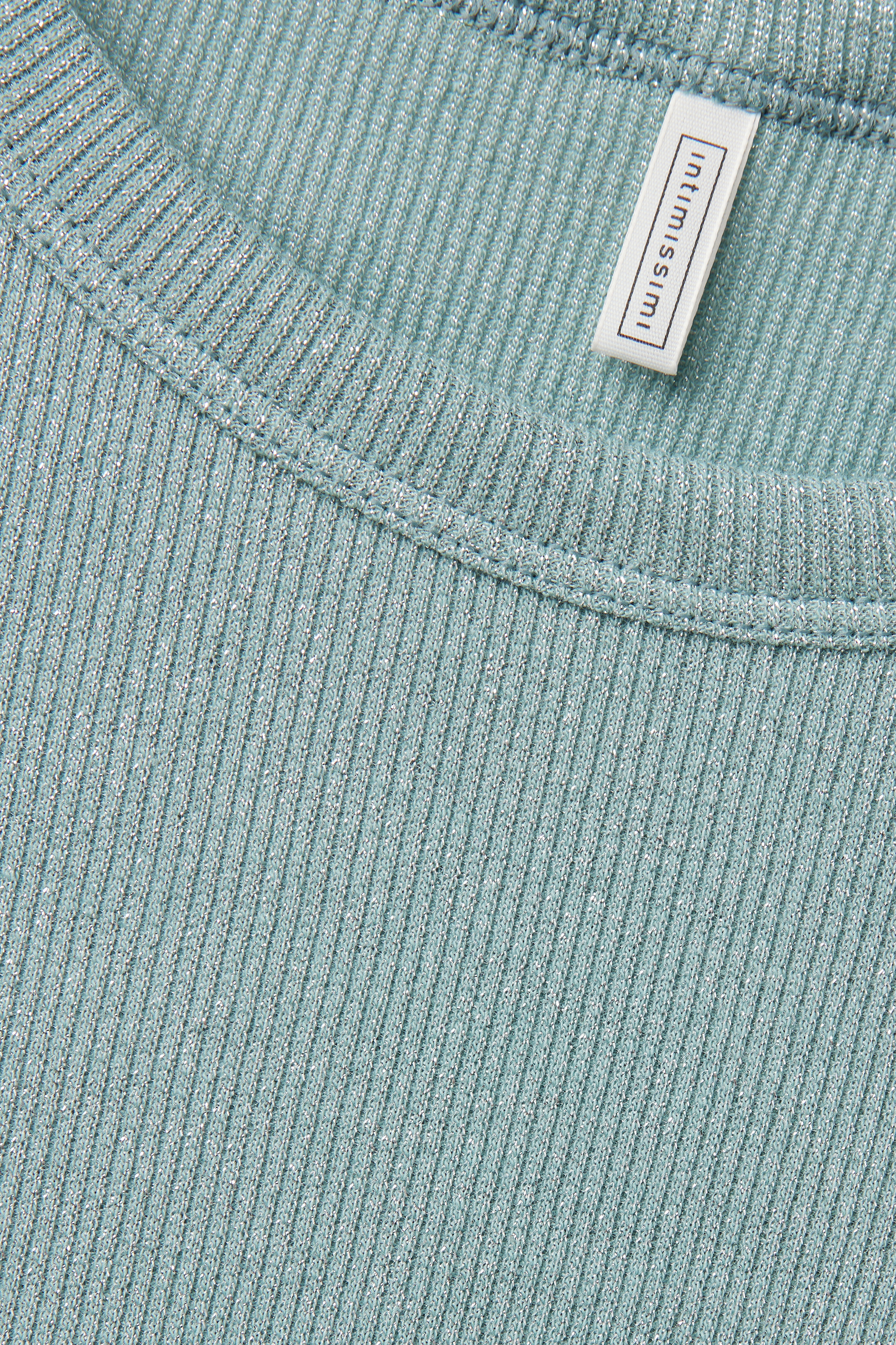 ラメ コットンリブ タンクトップ