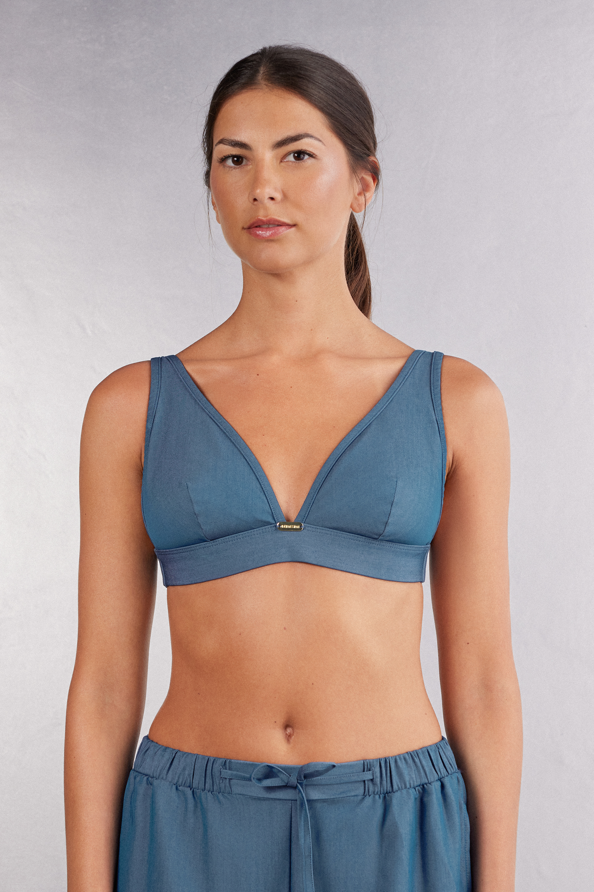 Flower Paisley トライアングルブラ