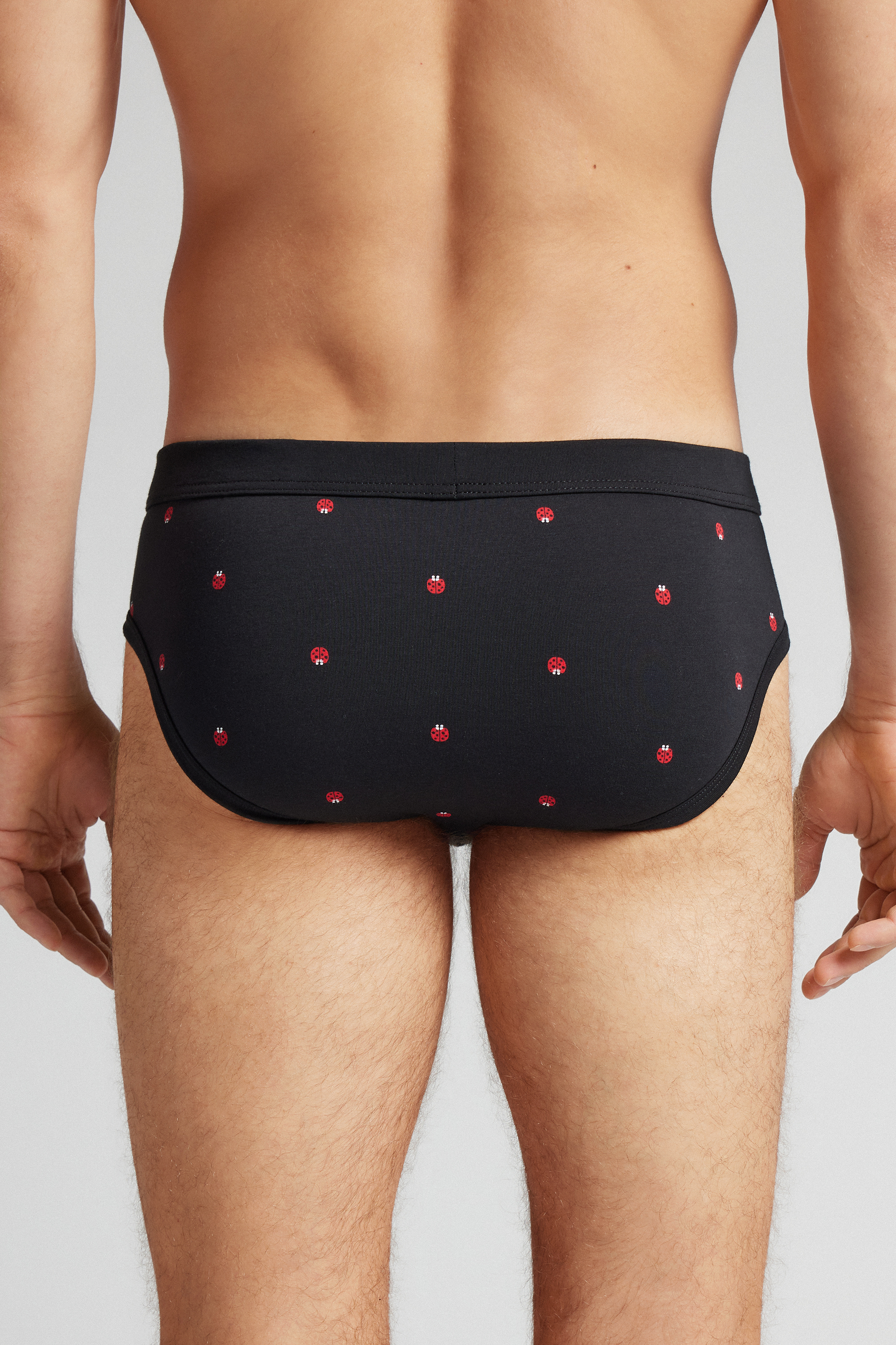 てんとう虫プリント Superior コットン ブリーフ