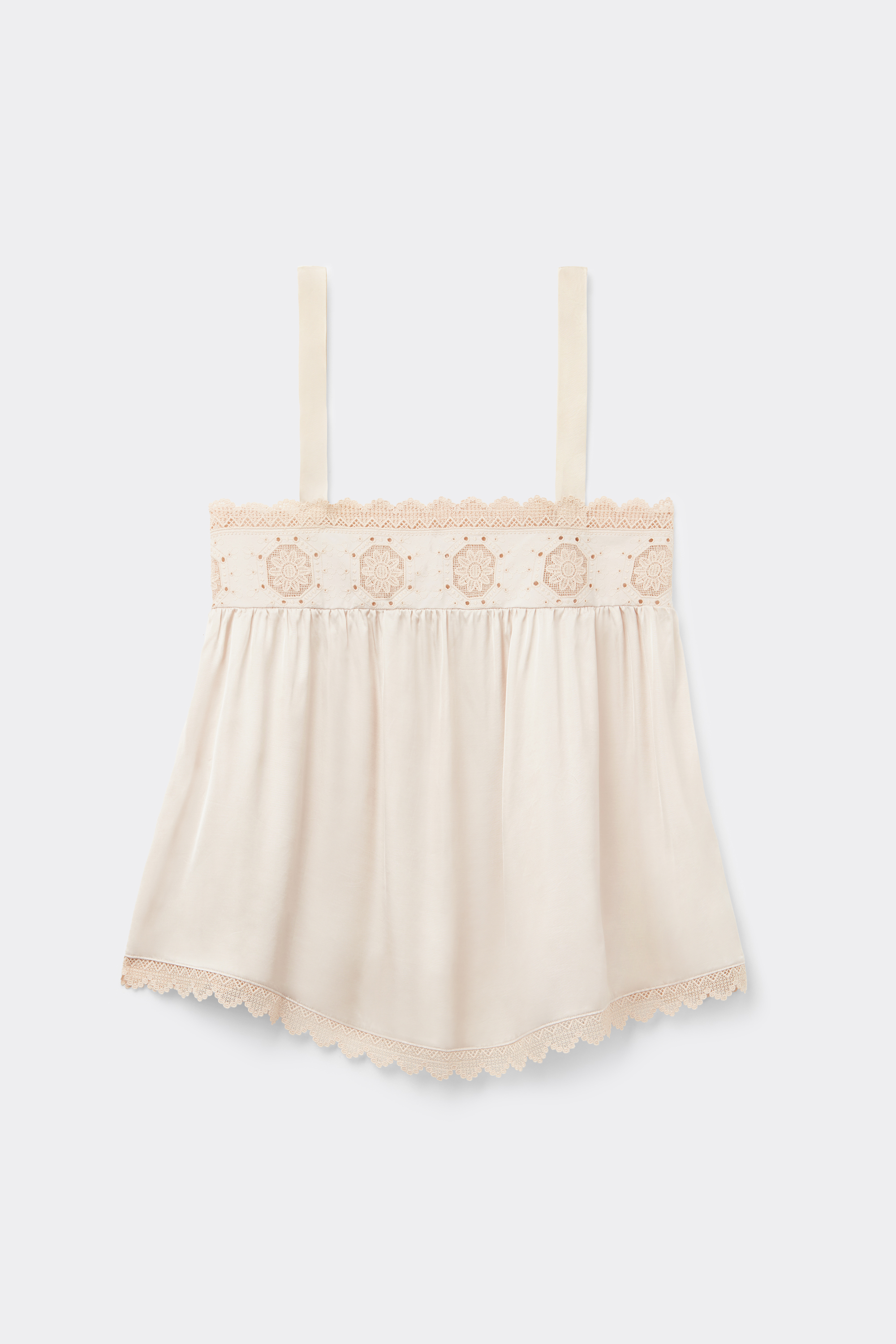 Midsummer Dream ビスコースサテン トップ