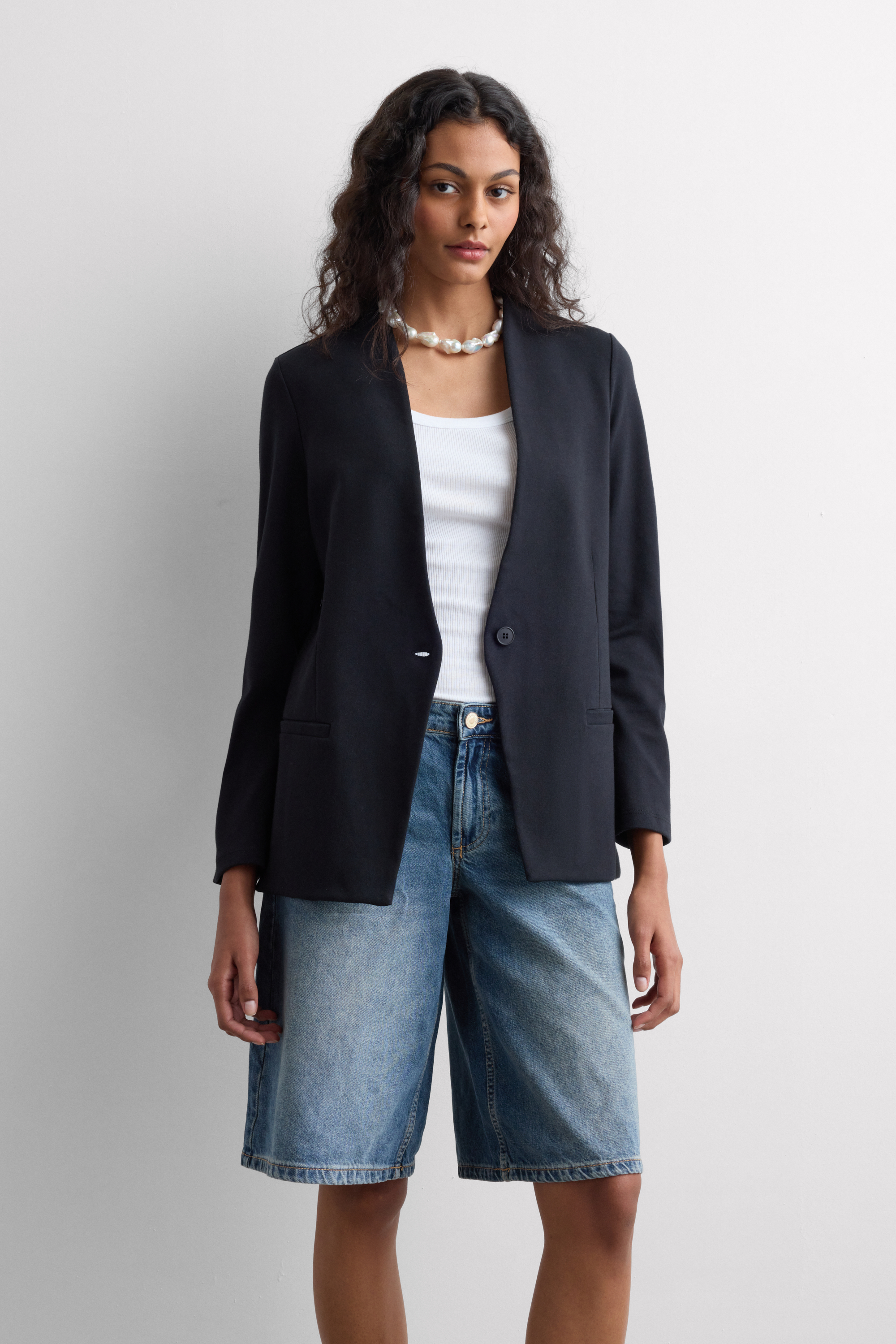 ヘビーコットン　ボタン ジャケット