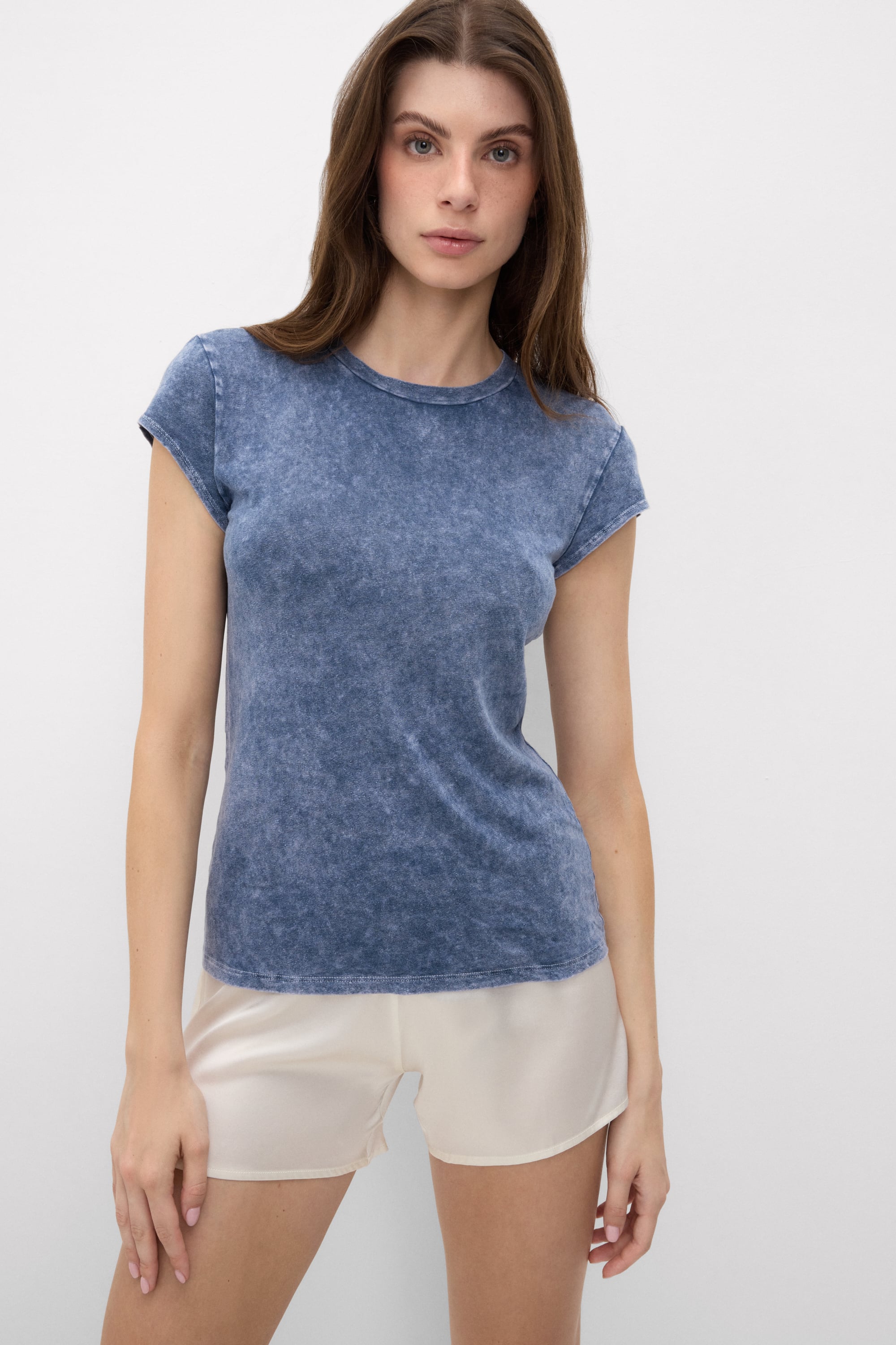 "Denim Romance" ショートスリーブ Tシャツ