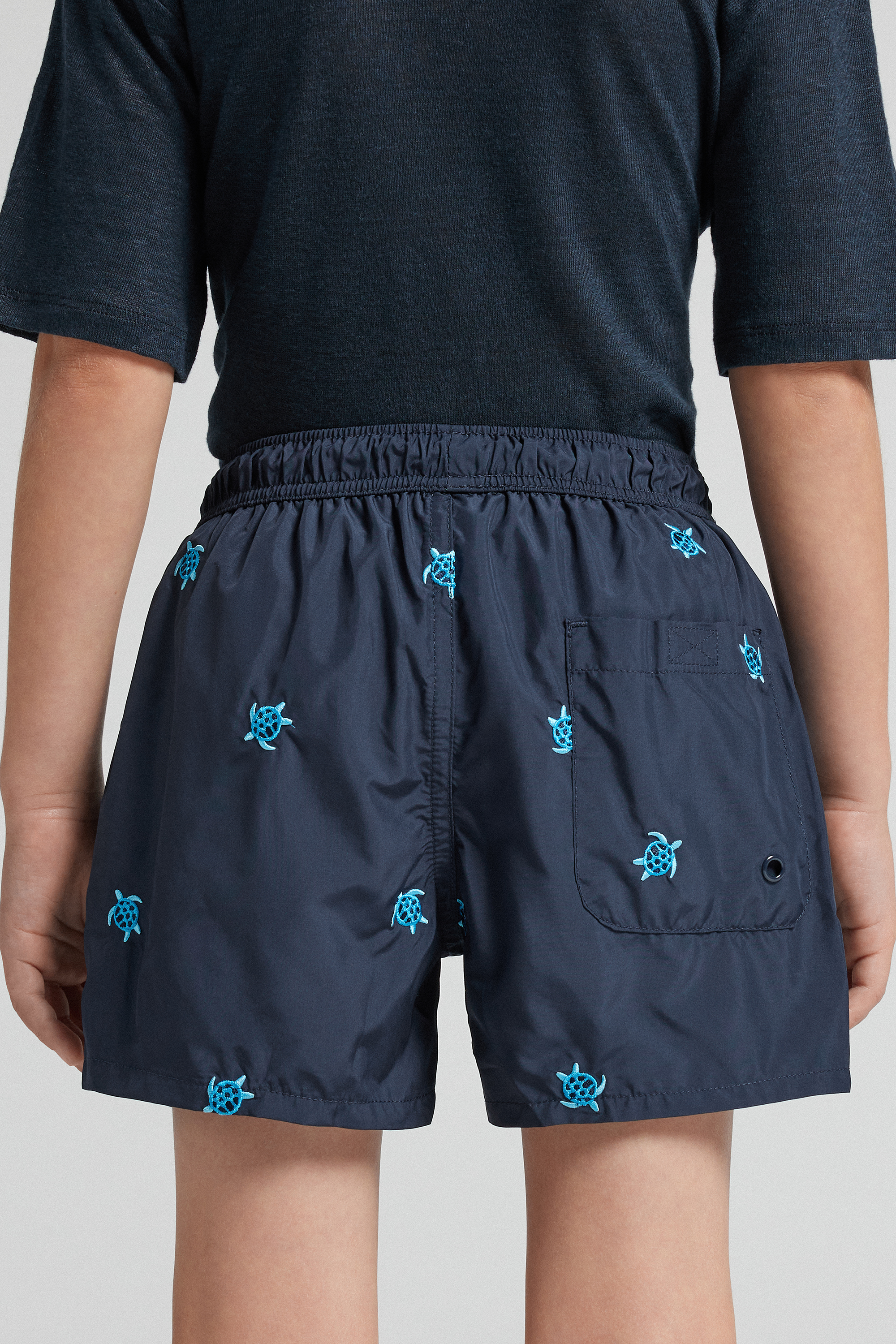 タートル刺繍 ボーイズ スイムボクサー