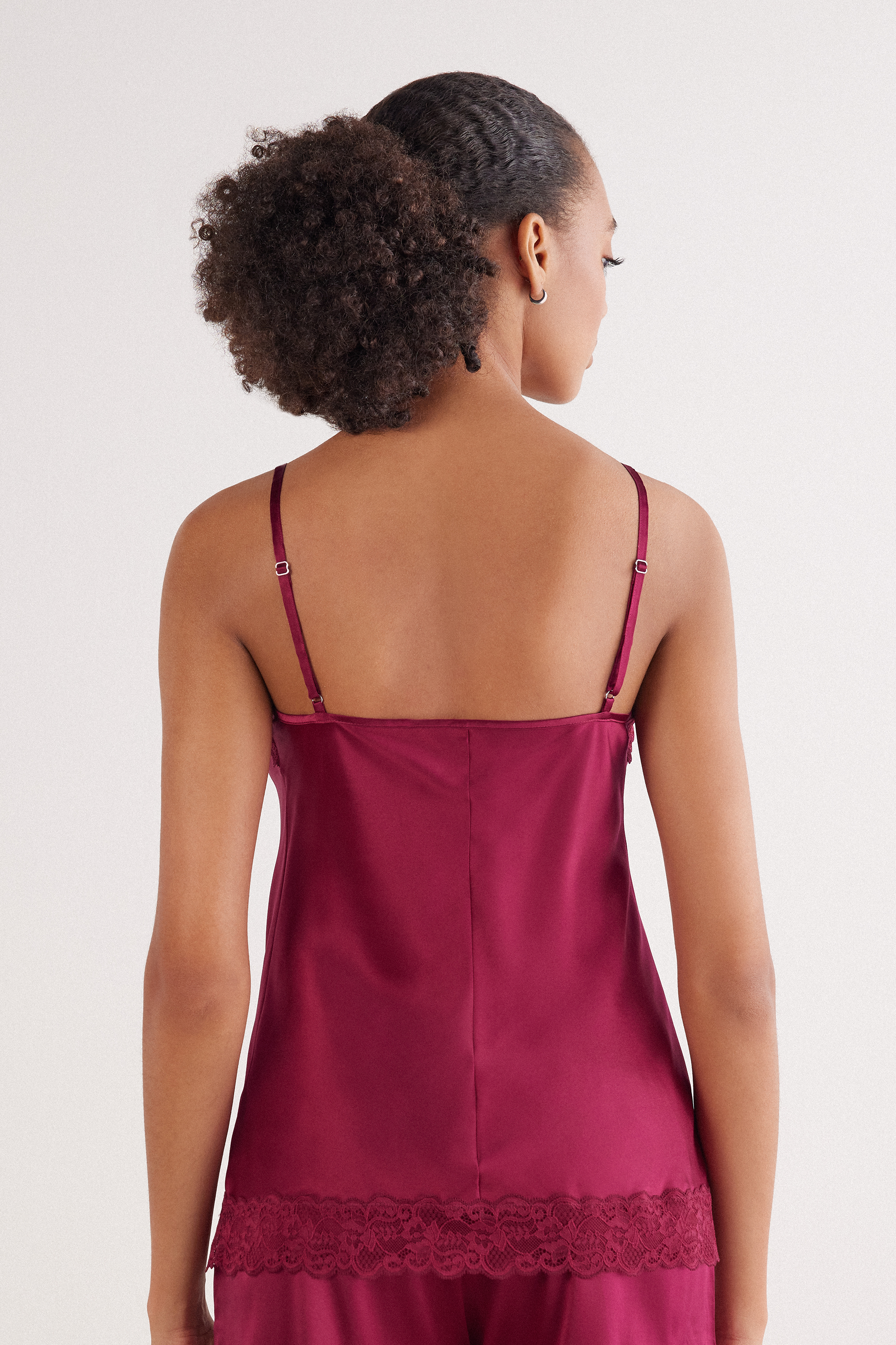 レース＆シルク トップ