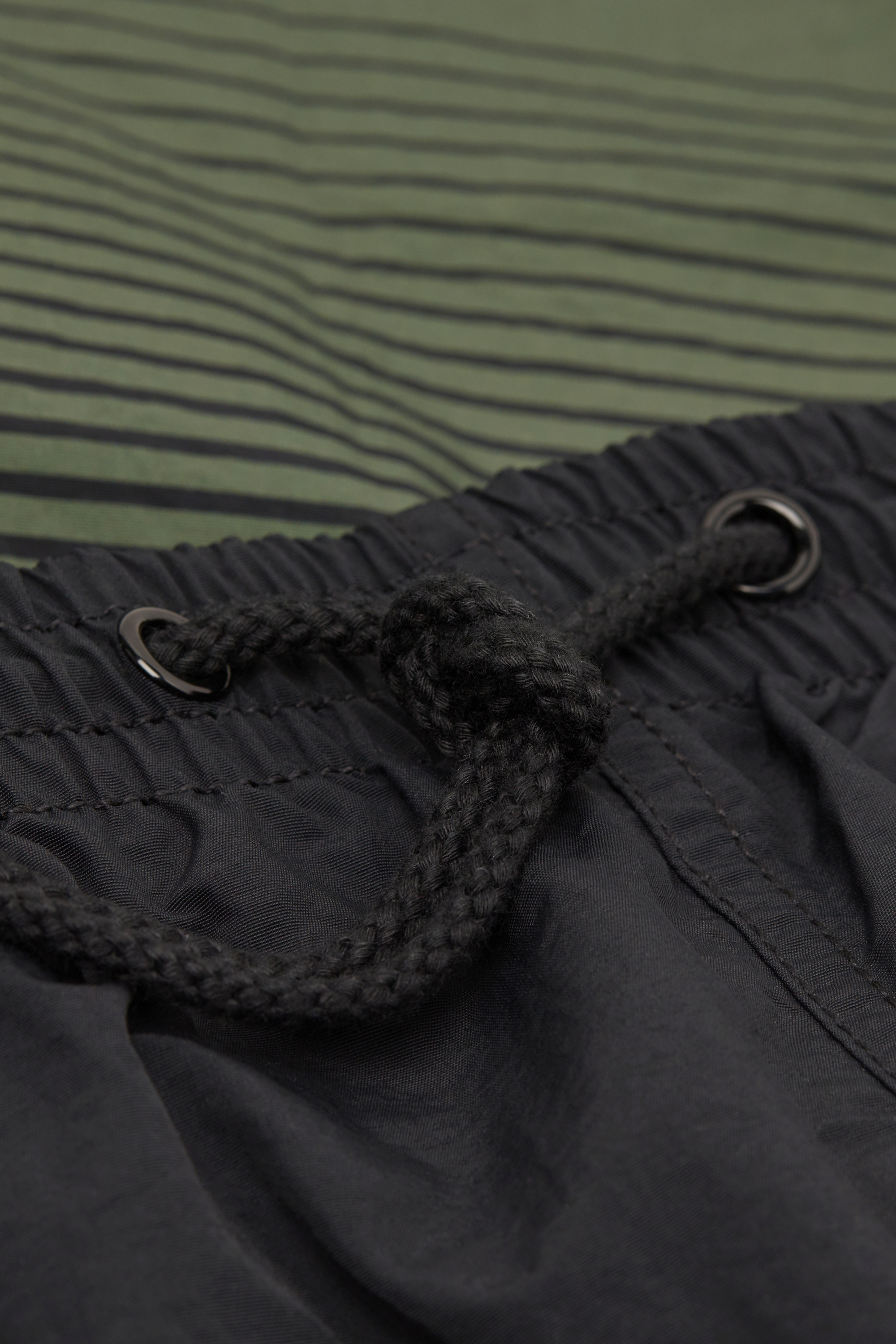 ストライププリント ロングスイムボクサー