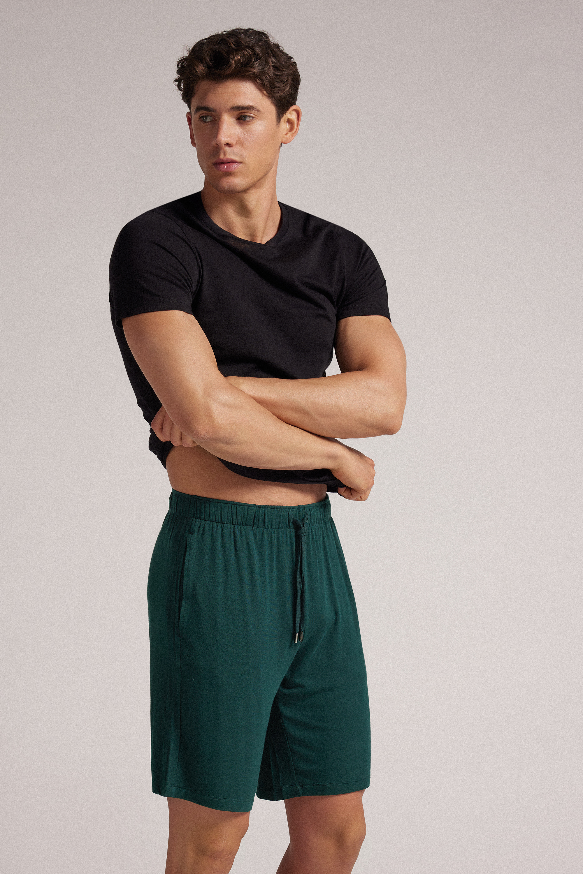 シルク＆モダール ショートパンツ