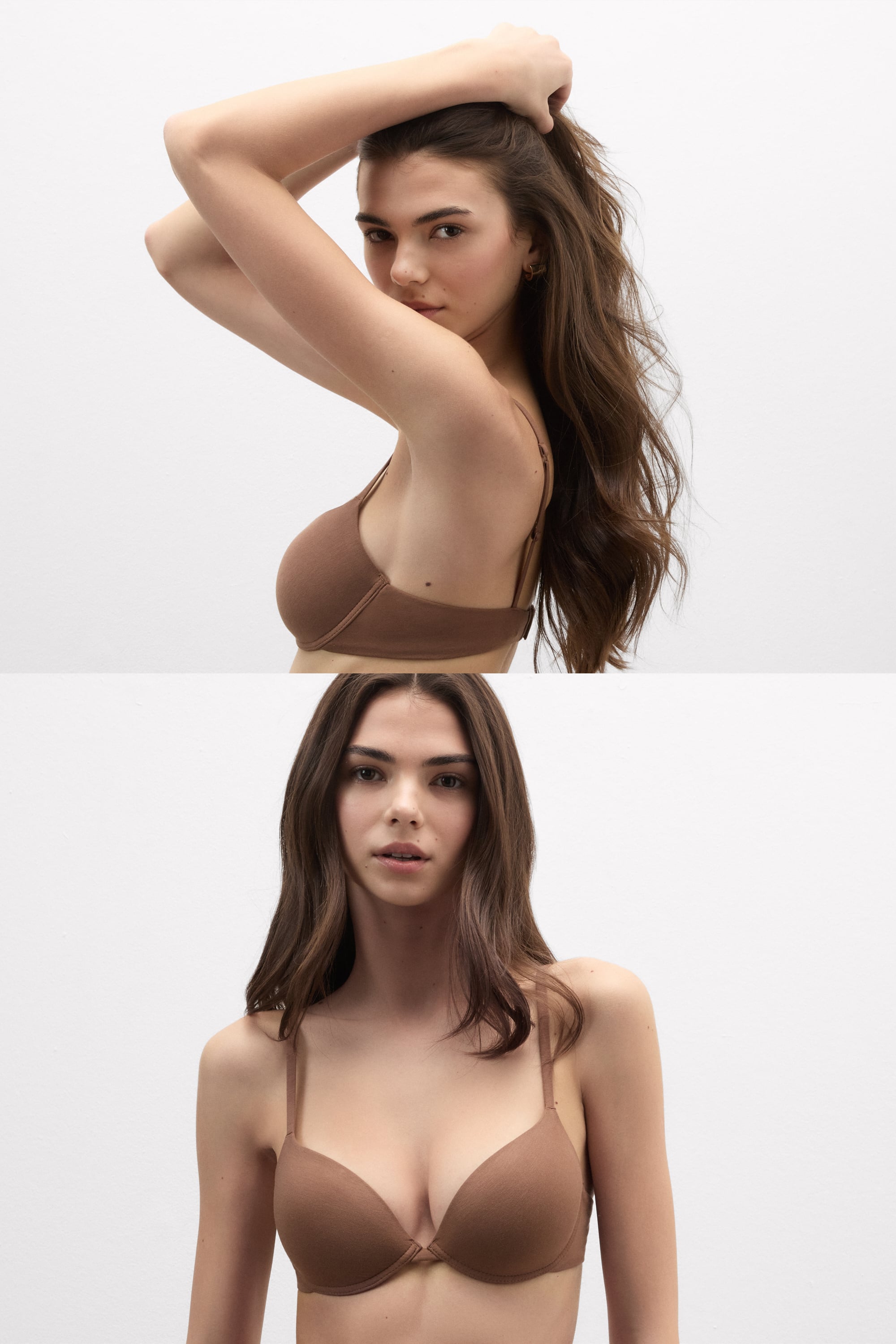 ウルトラライトコットン Bellissima プッシュアップブラ