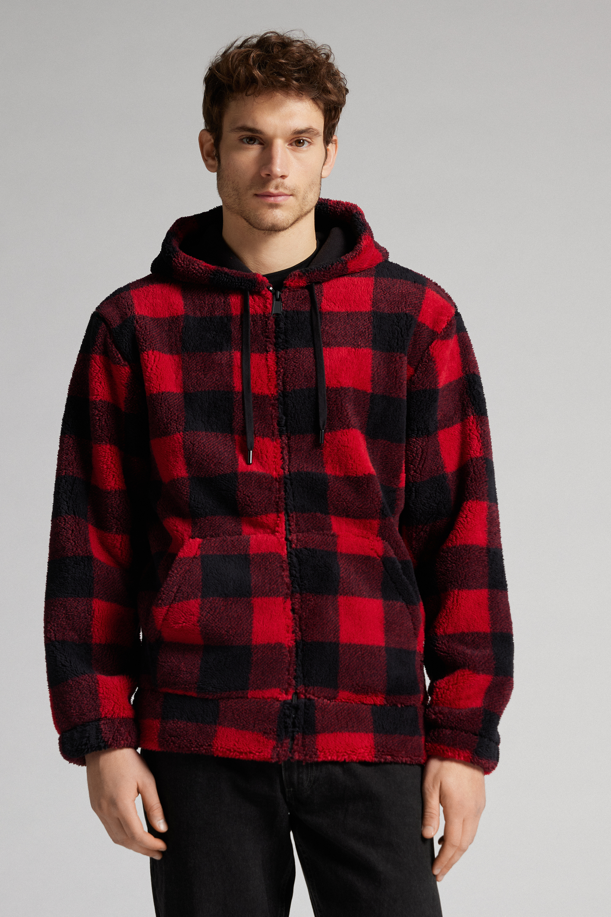 Tartan Pattern Teddy Sweatshirt | Intimissimi