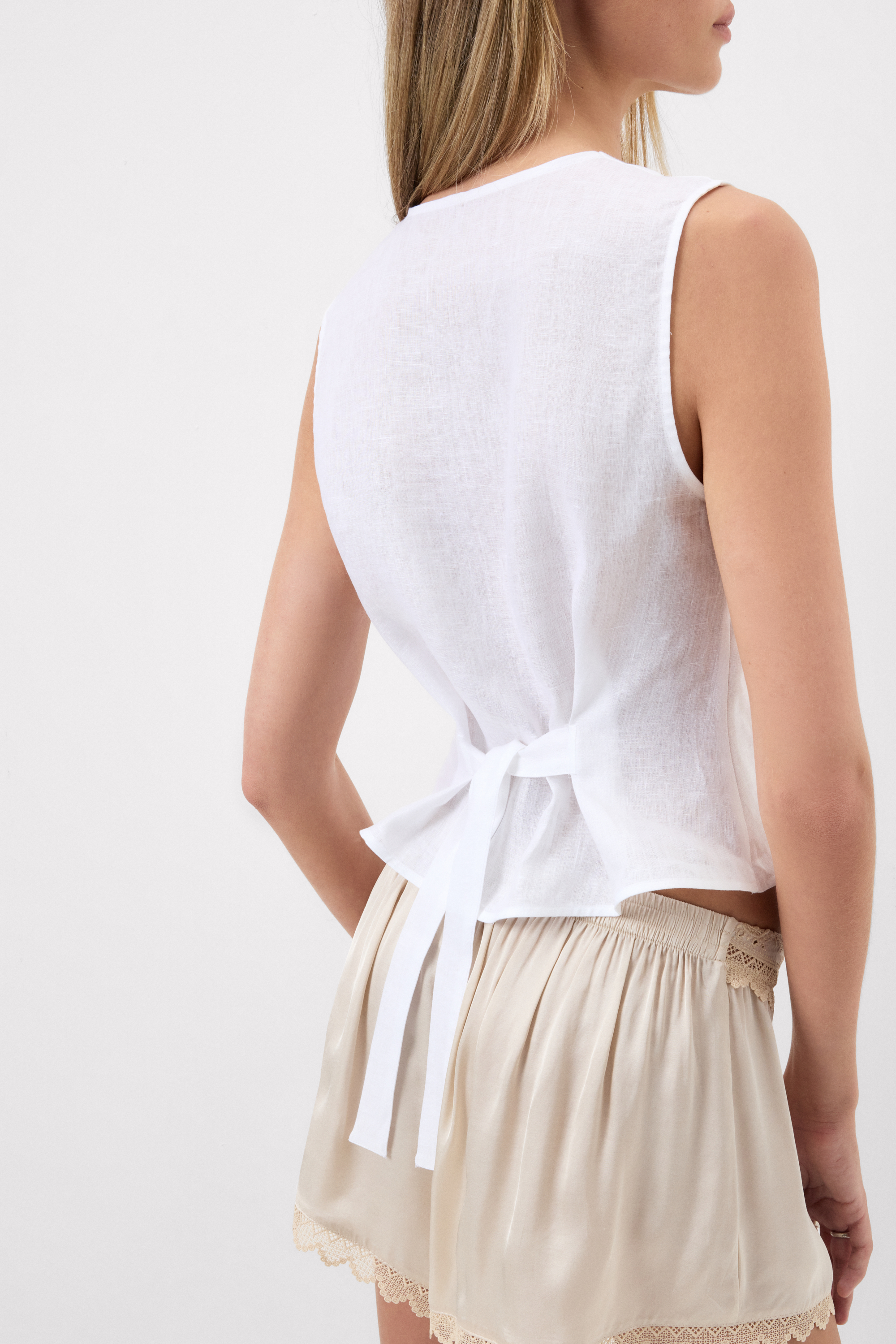 "The Pure Linen" リネン ベスト