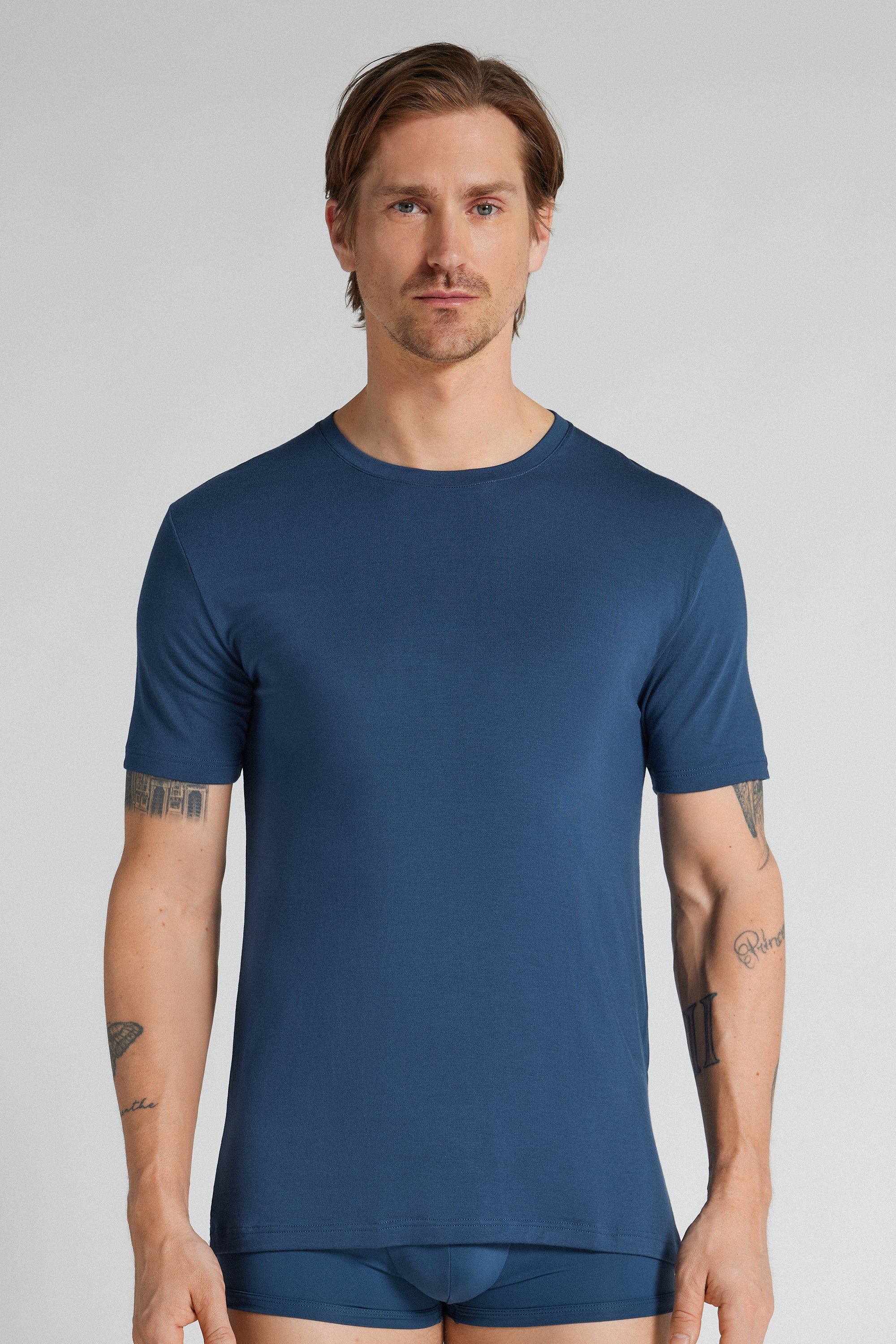 モダール＆シルク Tシャツ