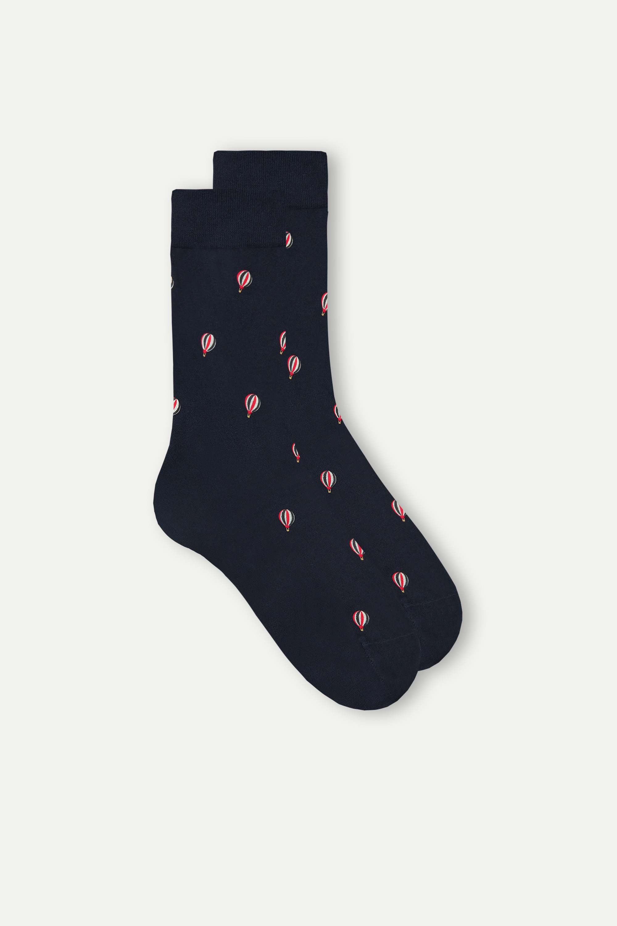 Men's Short Socks in Patterned Supima® Cotton Intimissimi