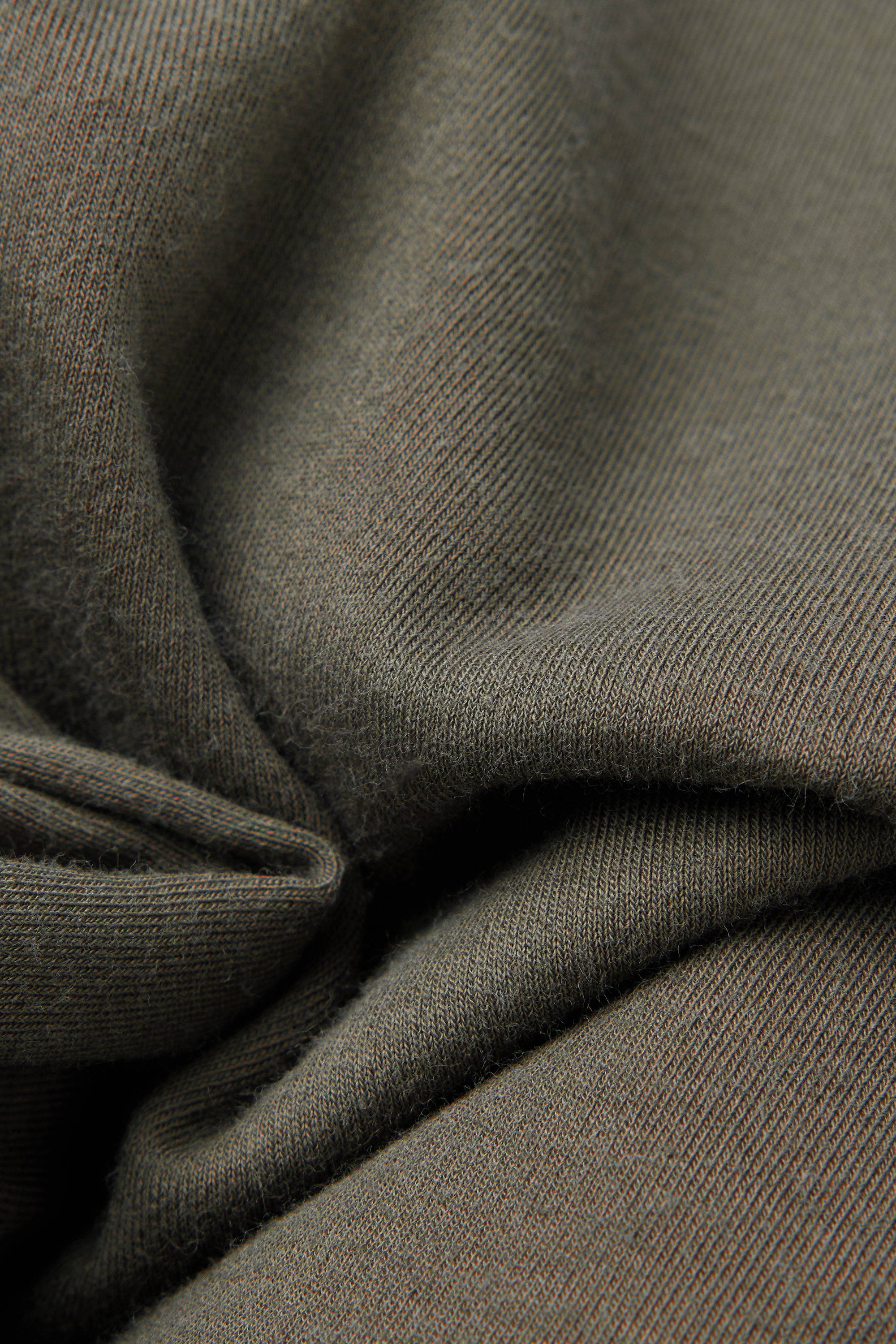 カットオフ コットン ラウンドネック タンクトップ