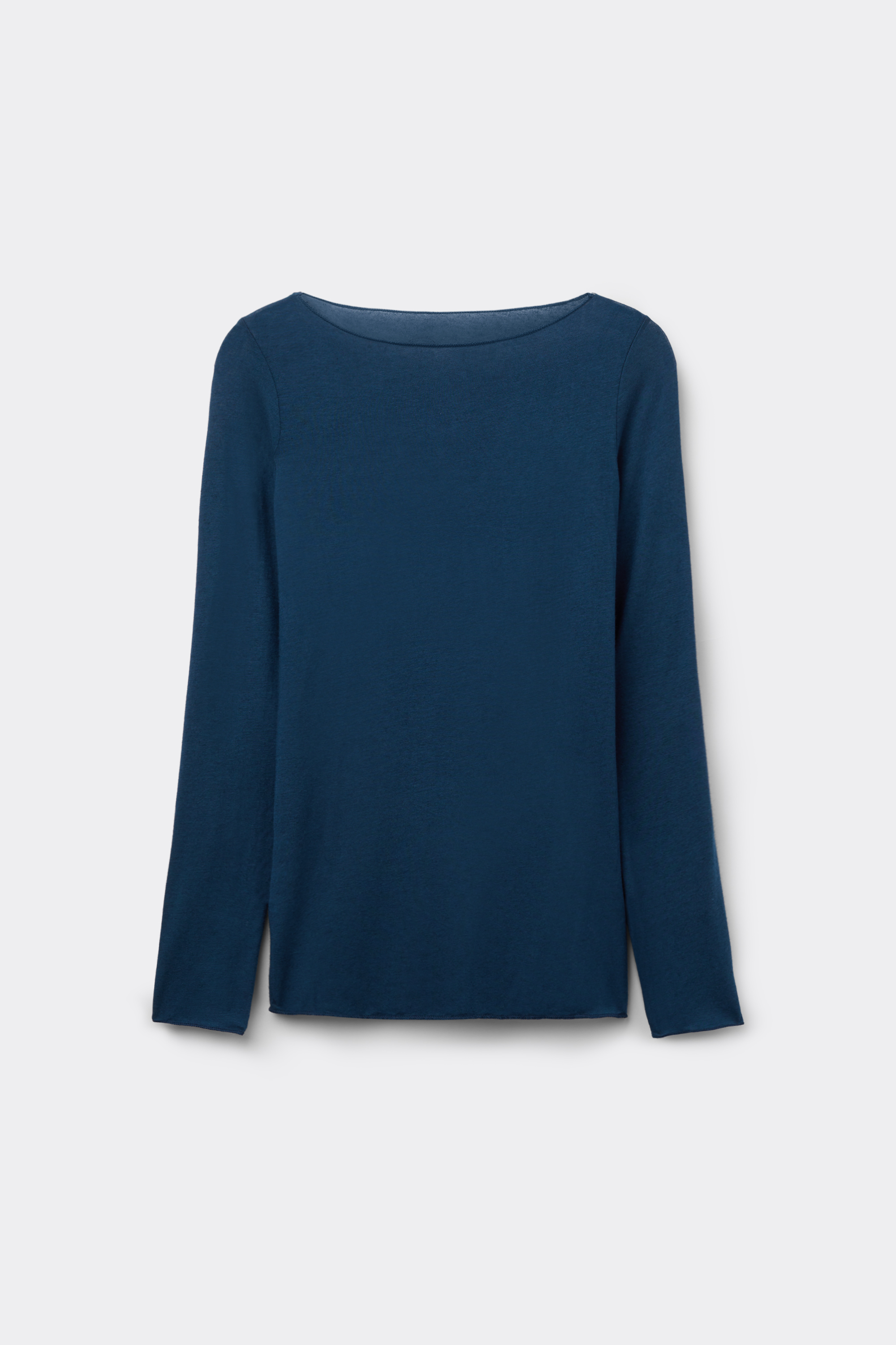 Boat Neck Modal Cashmere Ultralight Top