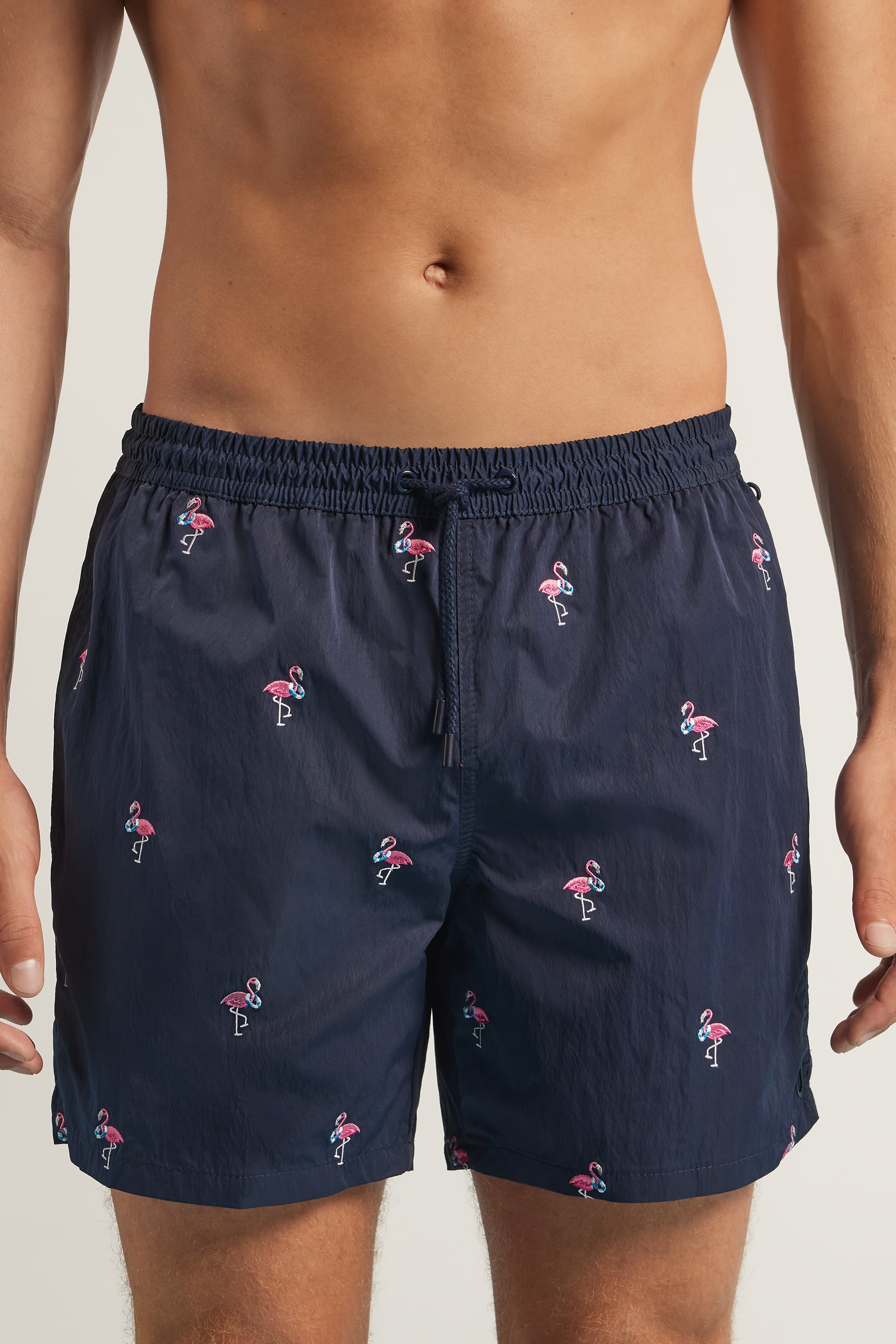 Embroidered Flamingo Swim Trunks | Intimissimi