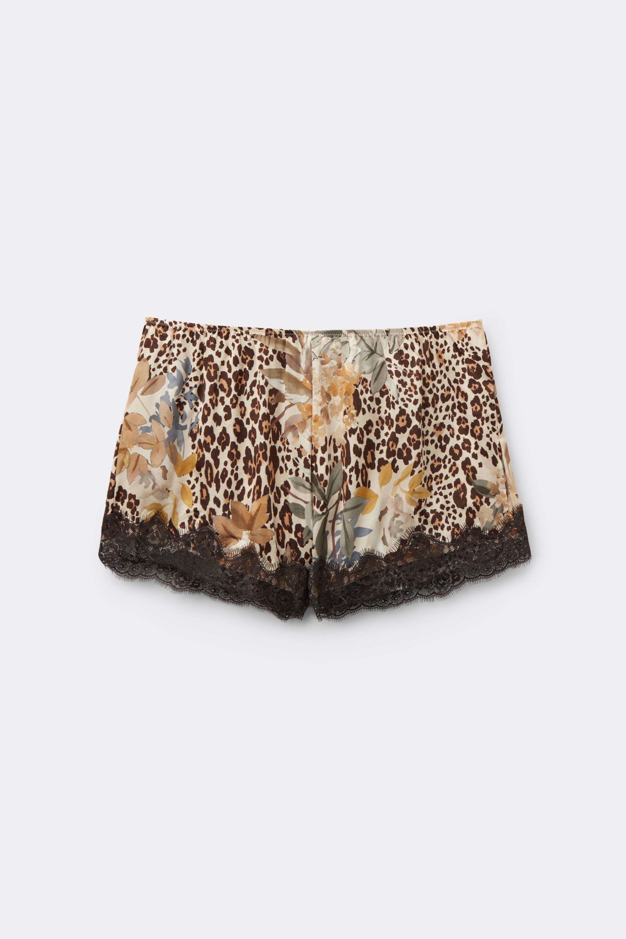 "Simply Iconic" アニマル ビスコースサテン ショートパンツ