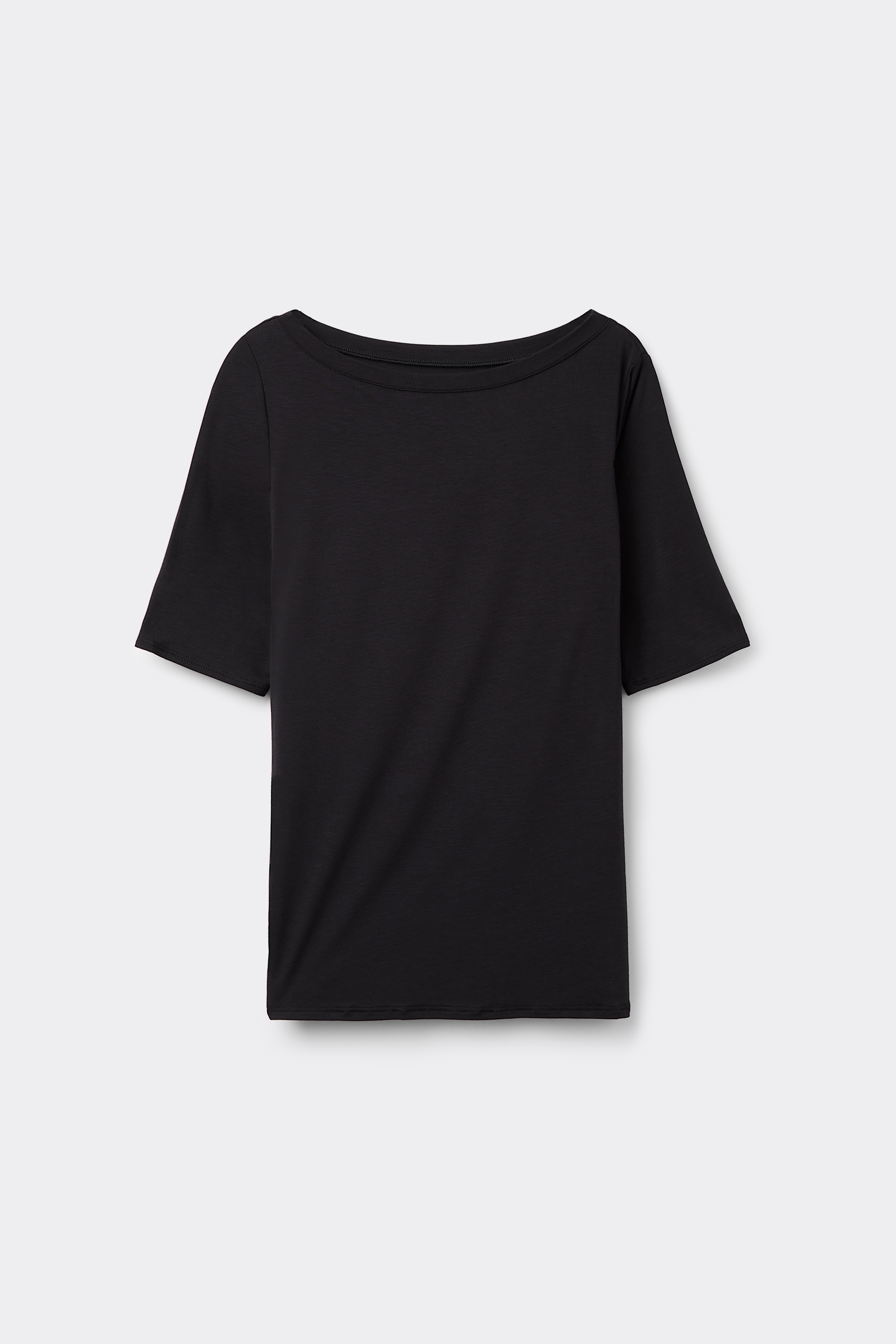 フレッシュバンブー ボートネック ニット