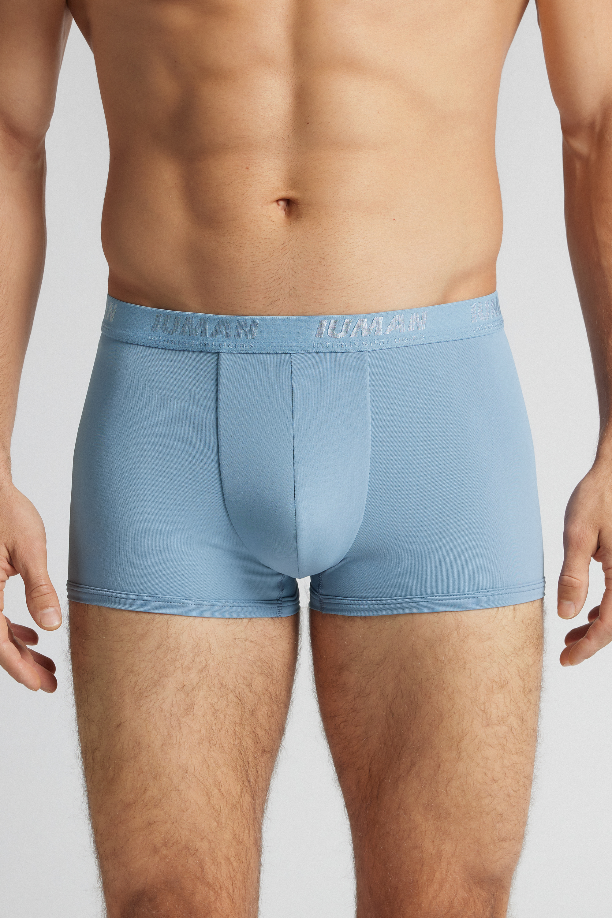 マイクロファイバー ロゴ入り ボクサー