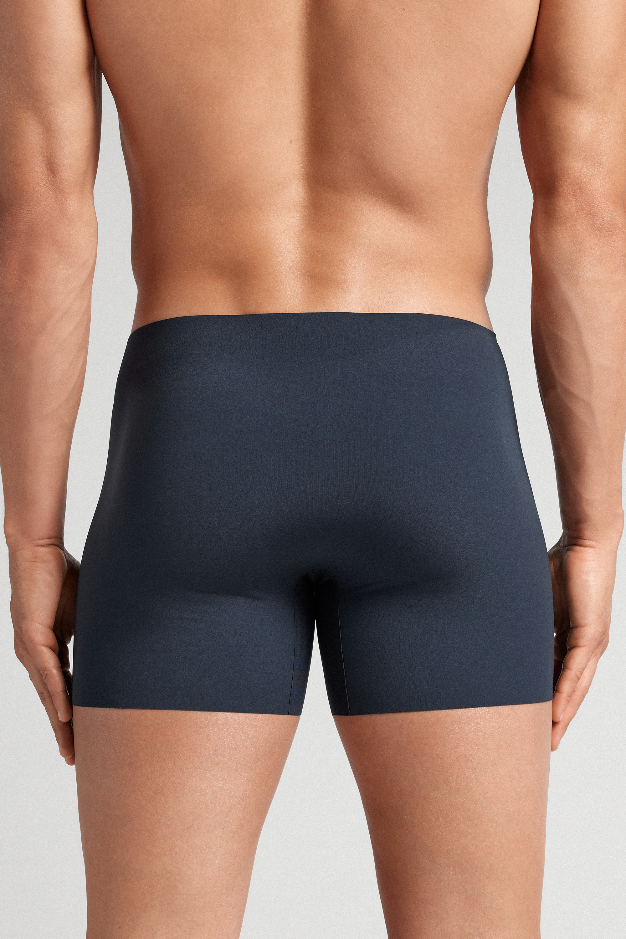 マイクロファイバー シームレス ボクサー