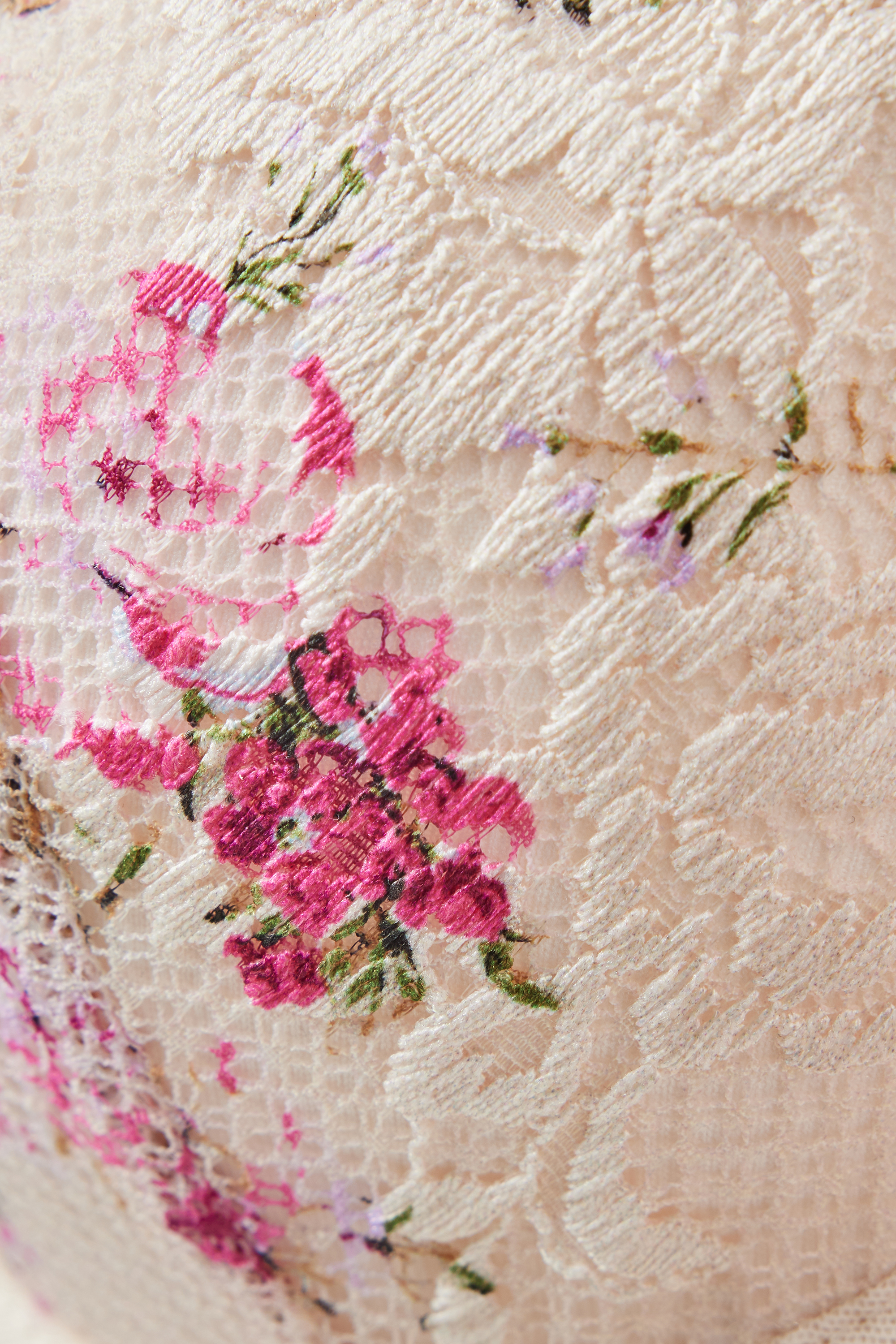 "Pretty Flowers" プリント Sofia バルコネットブラ