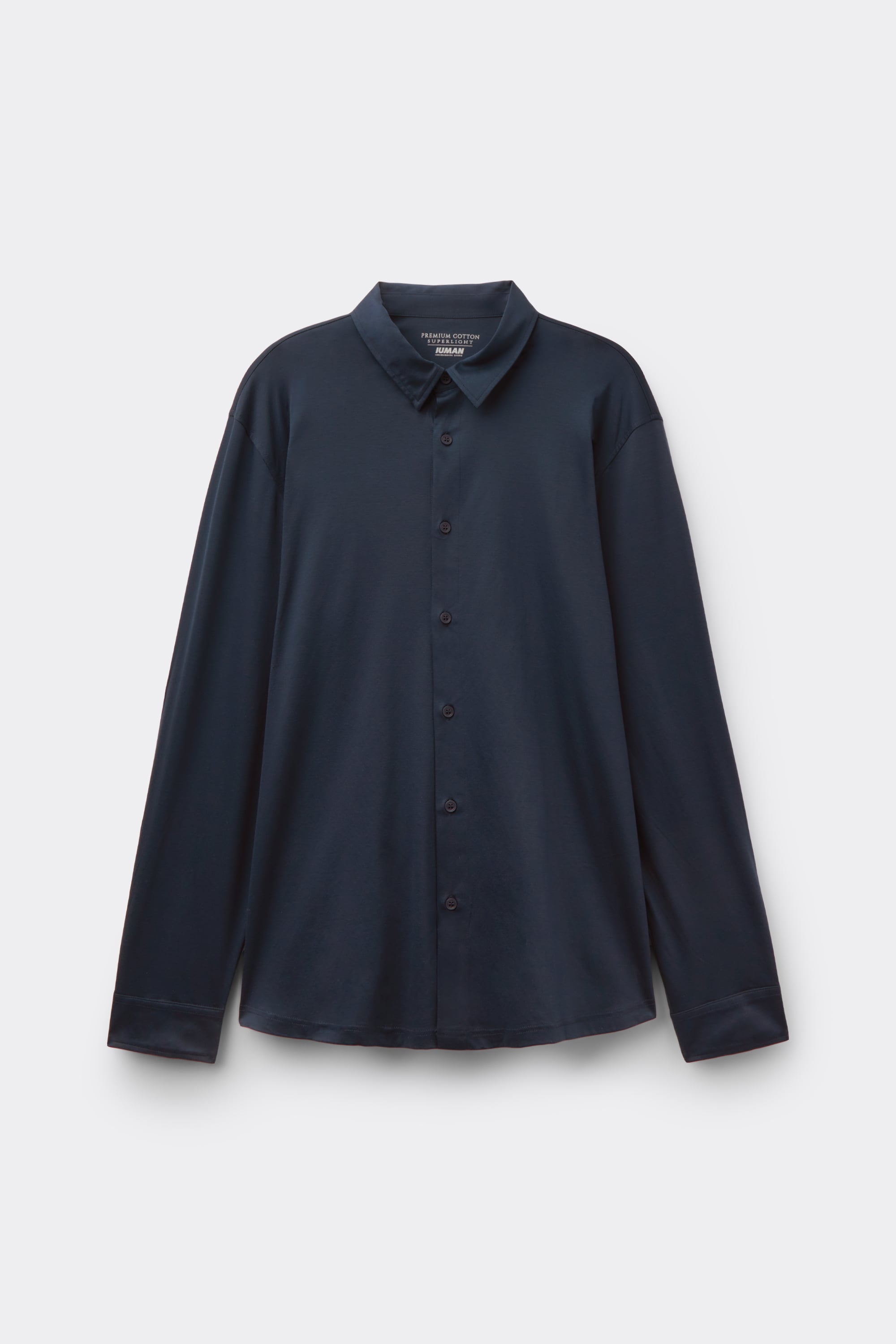 マーセライズド スーパーライトコットン ロングスリーブ シャツ