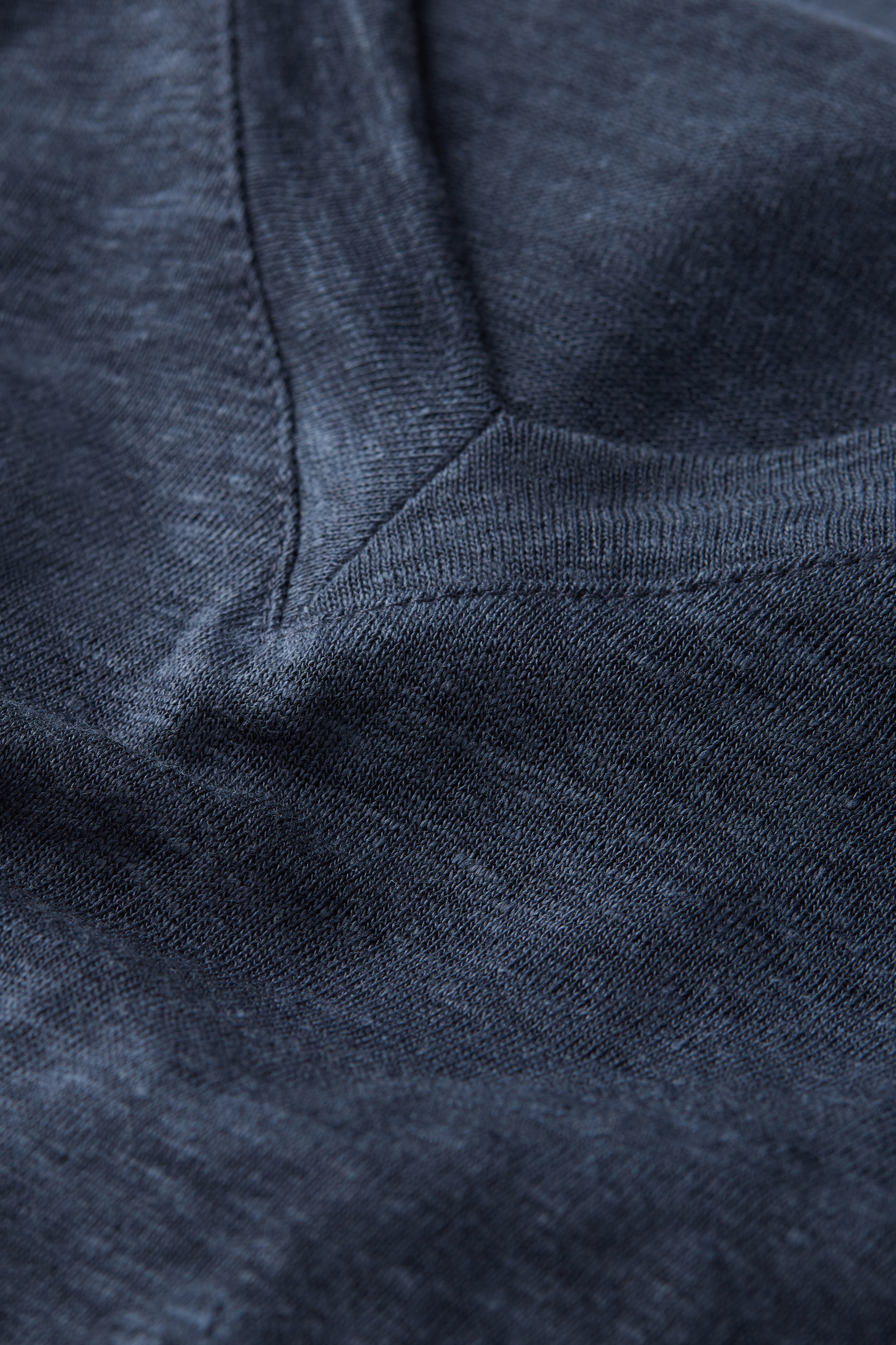 The Pure Linen リネン Vネック ショートスリーブ Tシャツ