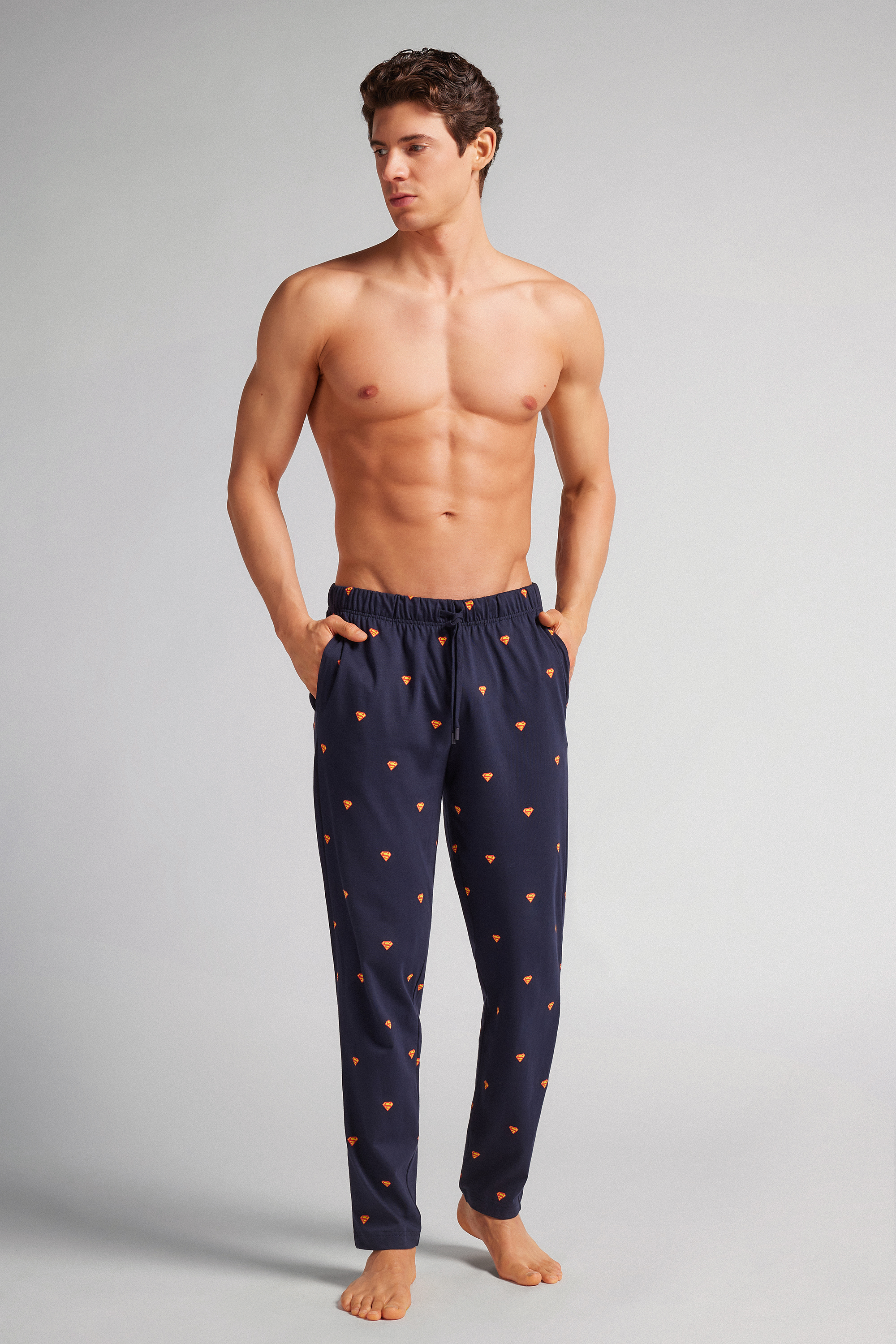 DCコミックス スーパーマン コットン ロングパンツ