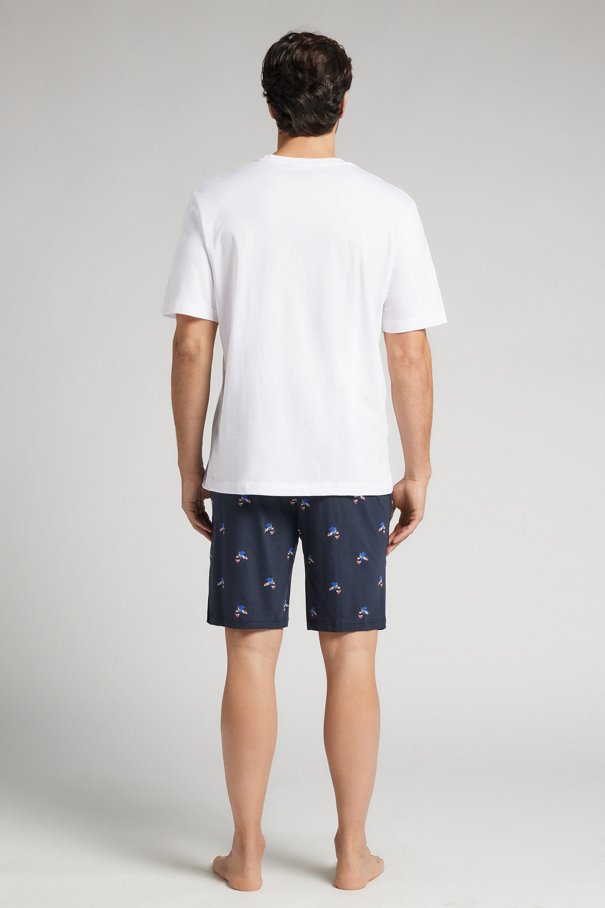 ソニックプリント コットン ショートパジャマ