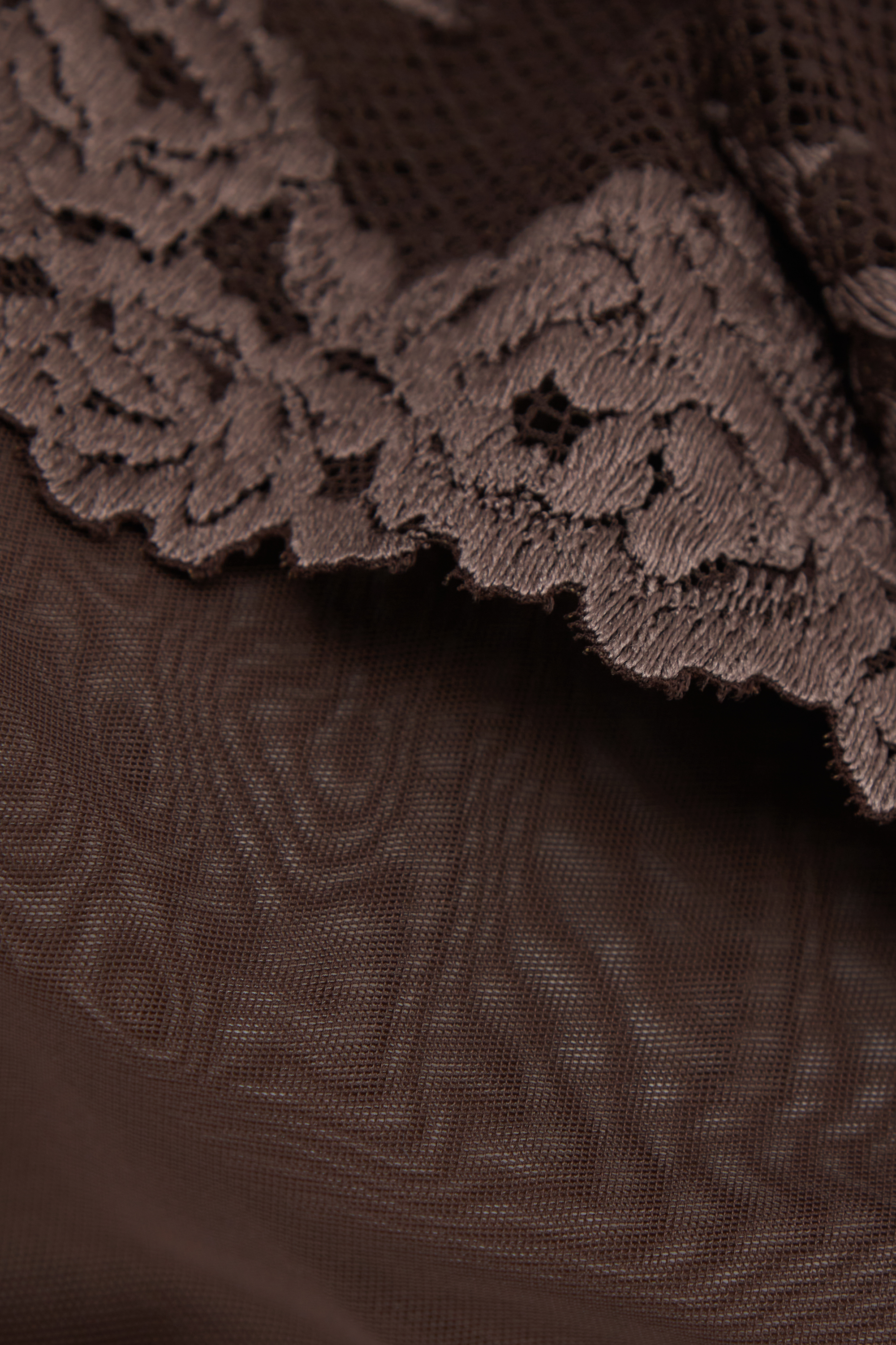 Pretty Flowers チュール＆レース ボディスーツ