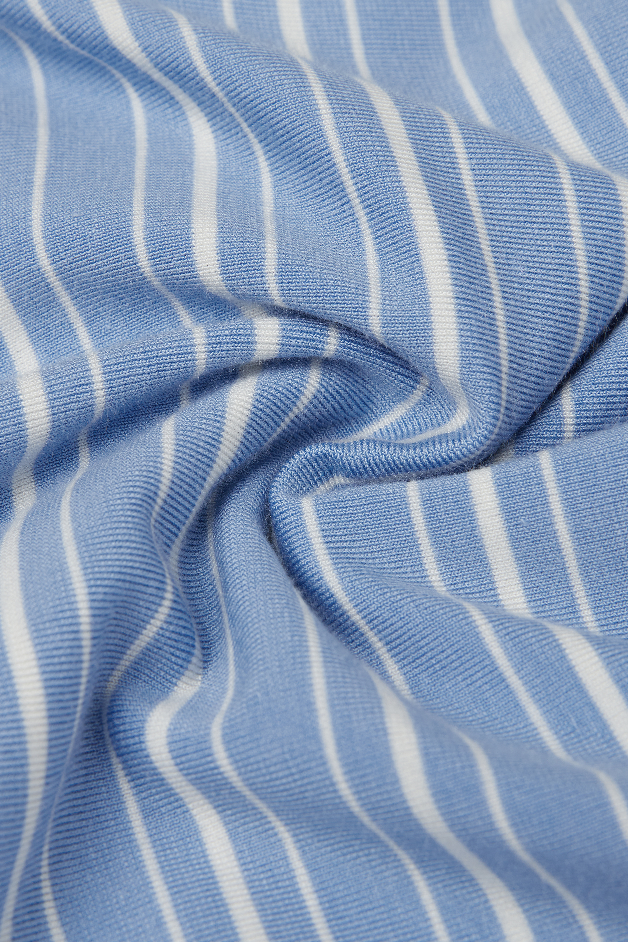 ストライプ オックスフォード ボートネック モダール ニット