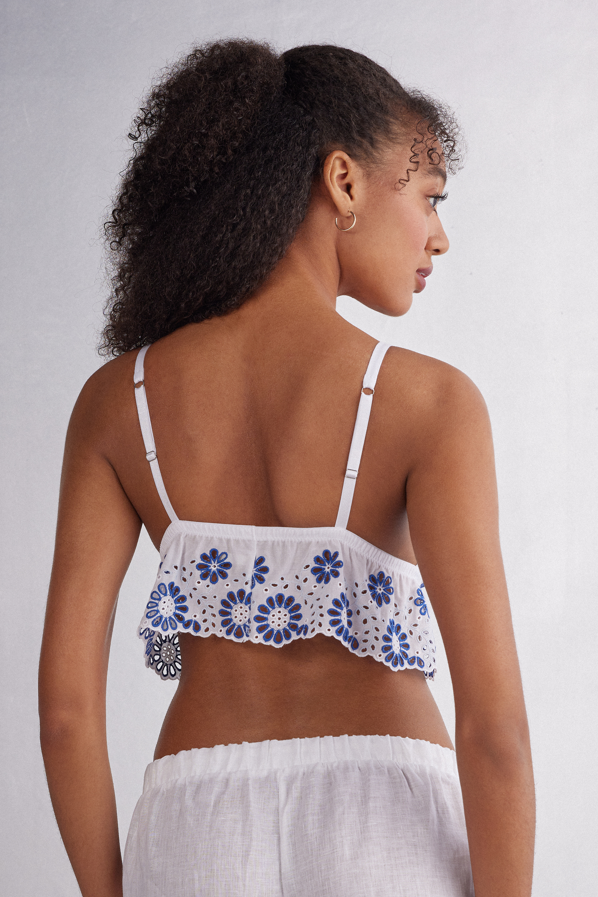 Good Morning Santorini Cotton Bra Top | Intimissimi