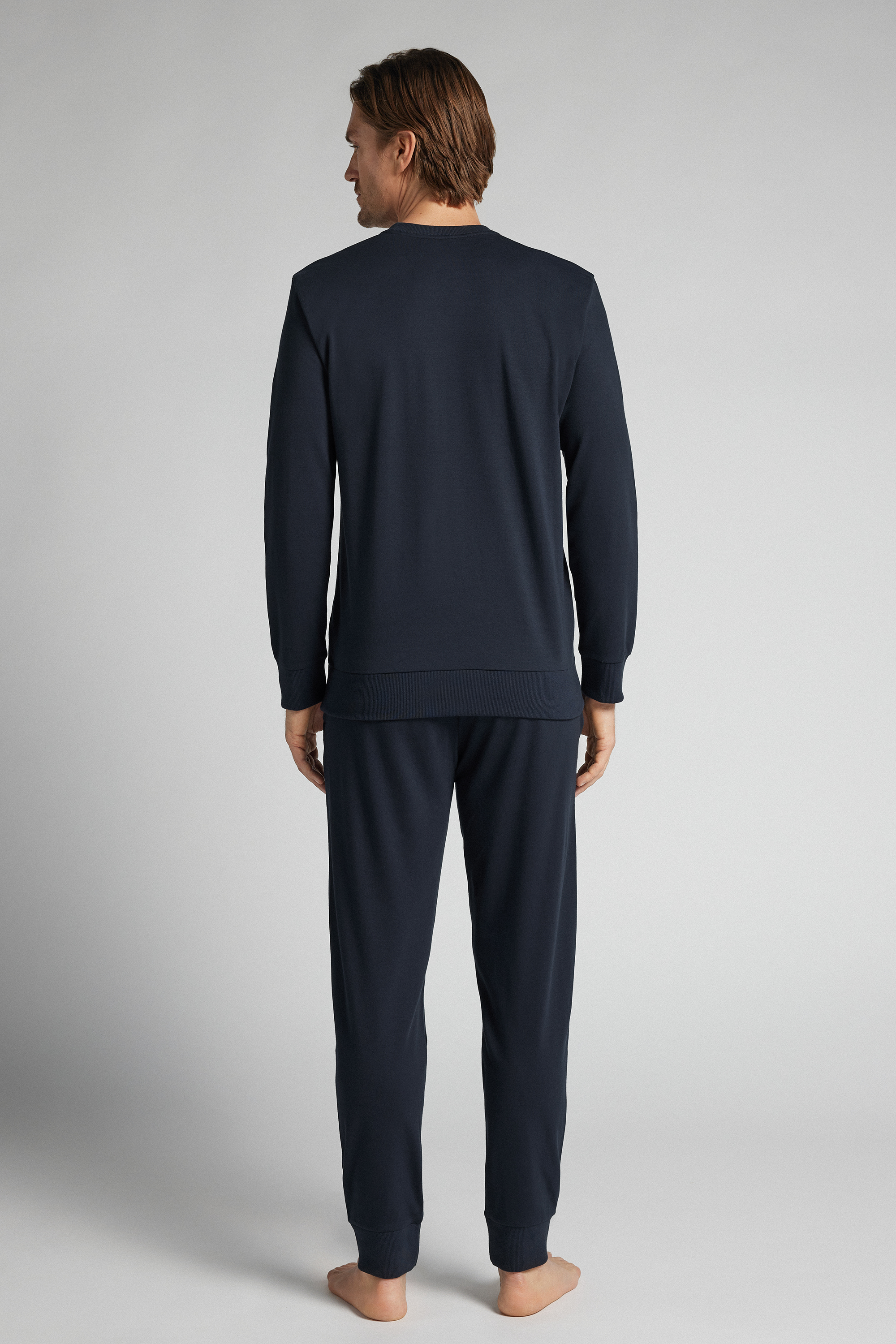 コットン インターロック くるみ割り人形ベア ロングパジャマ