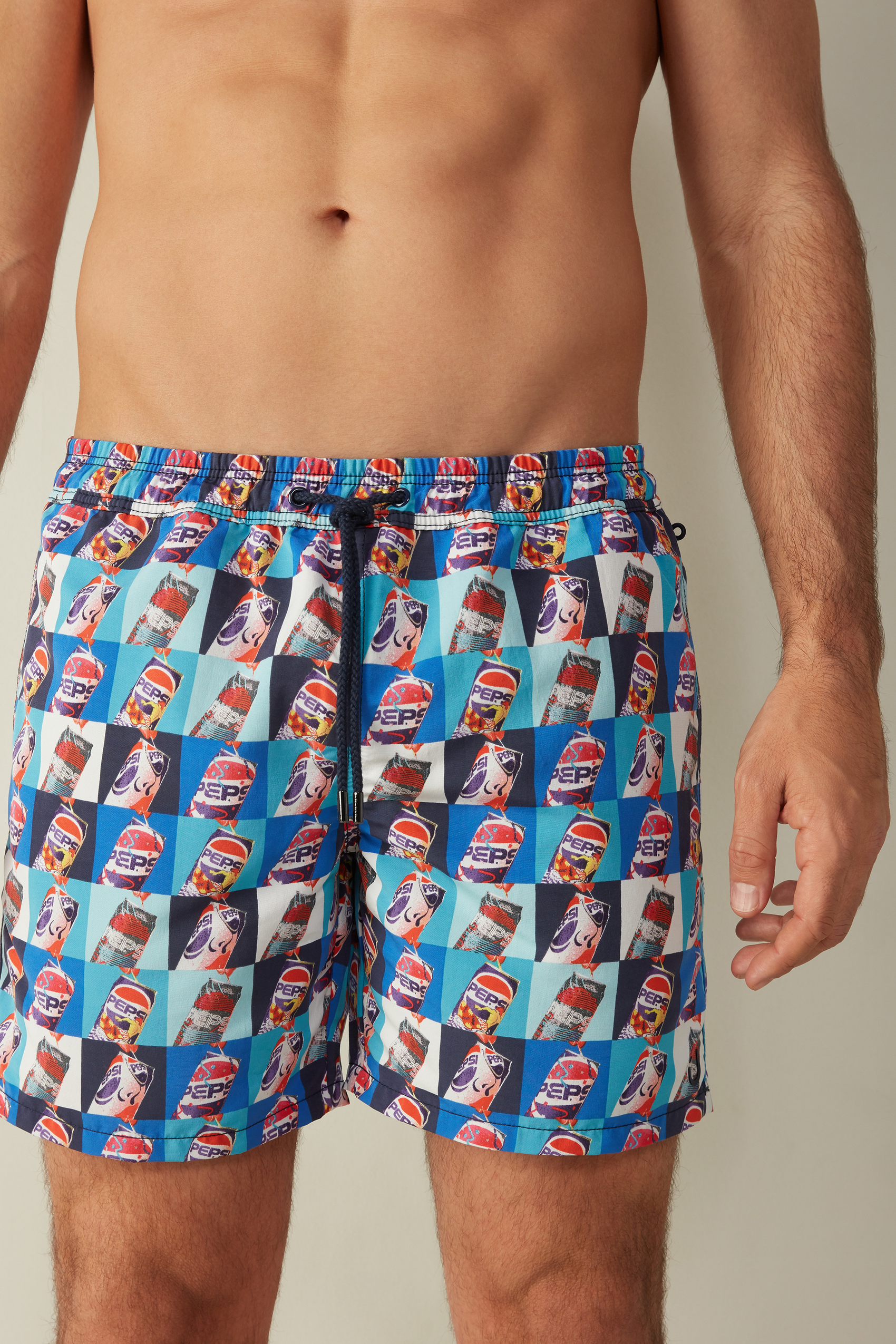 Boxer Mare Pegaso Stampa Micro Lattine Pepsi | Intimissimi