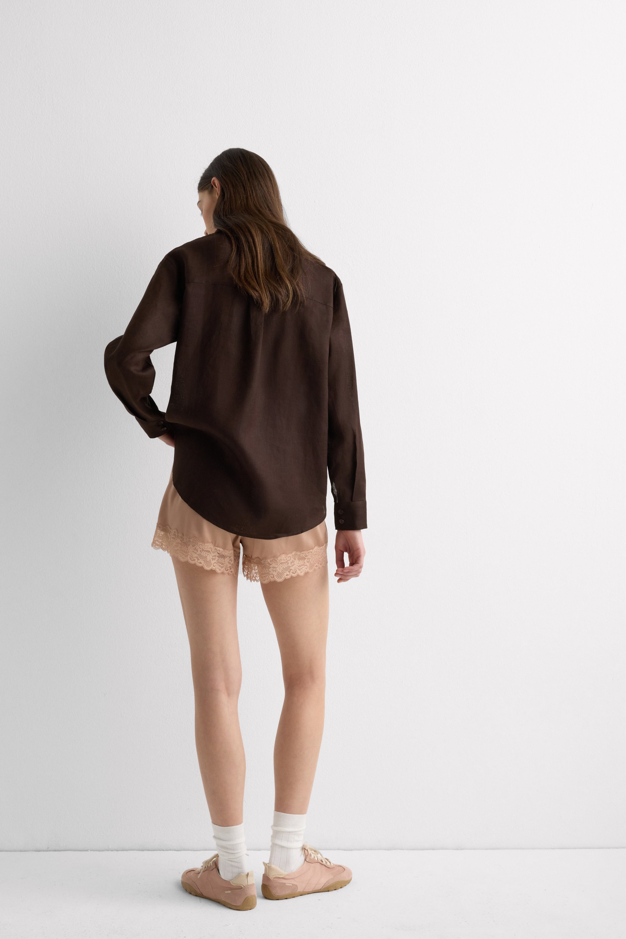 The Pure Linen リネンファブリック シャツ