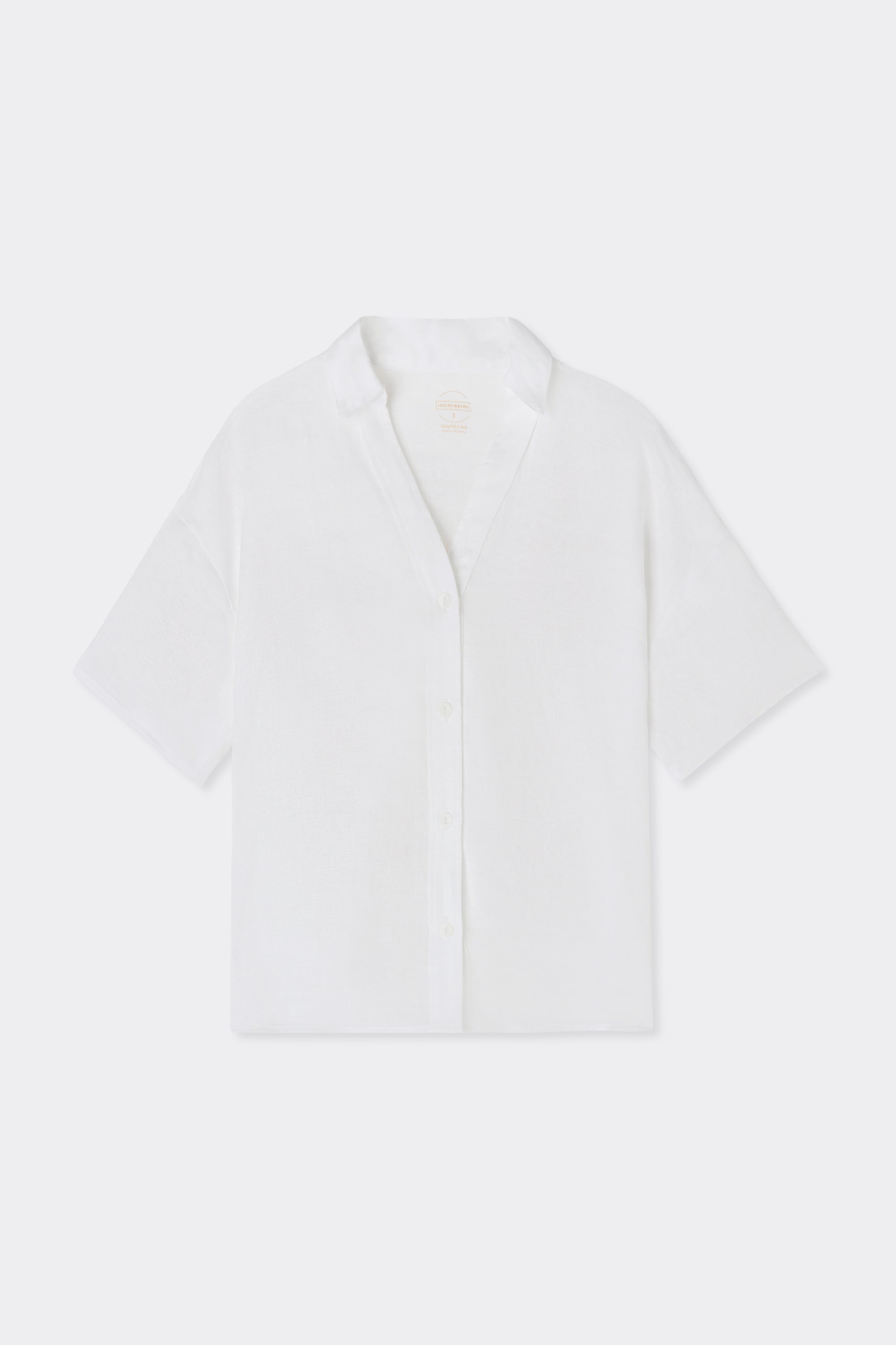 The Pure Linen リネンファブリック ショートスリーブ シャツ