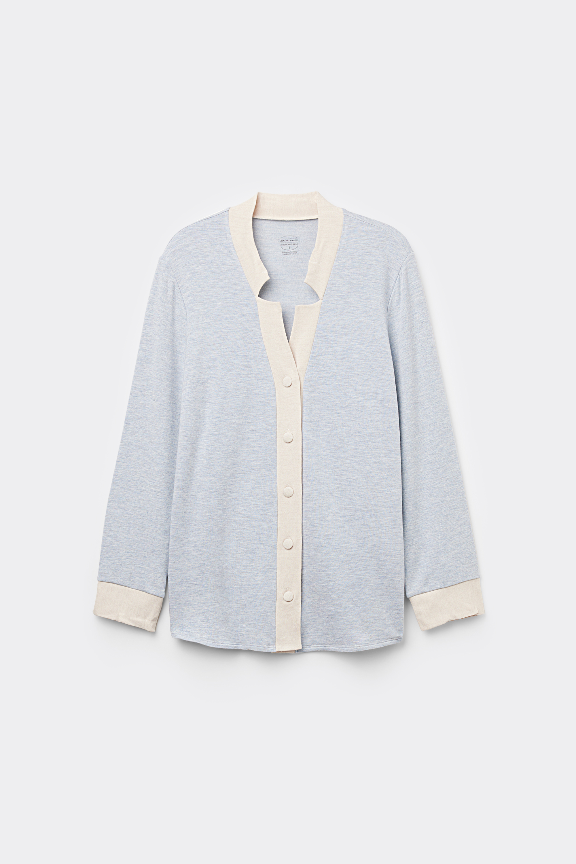 Cold Winter Night Modal with Wool Button-Down Top