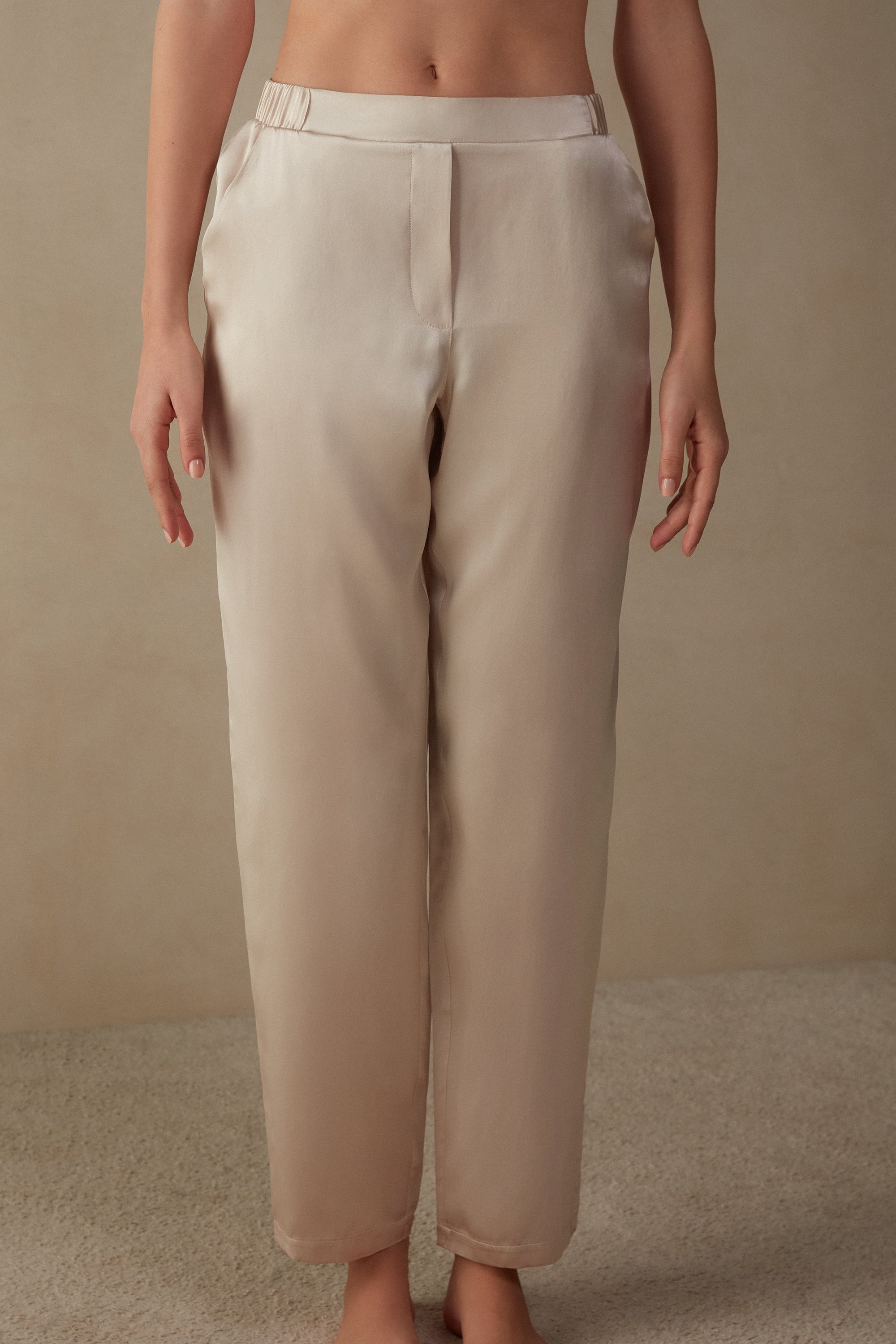 Pantalone Dritto in Seta Intimissimi