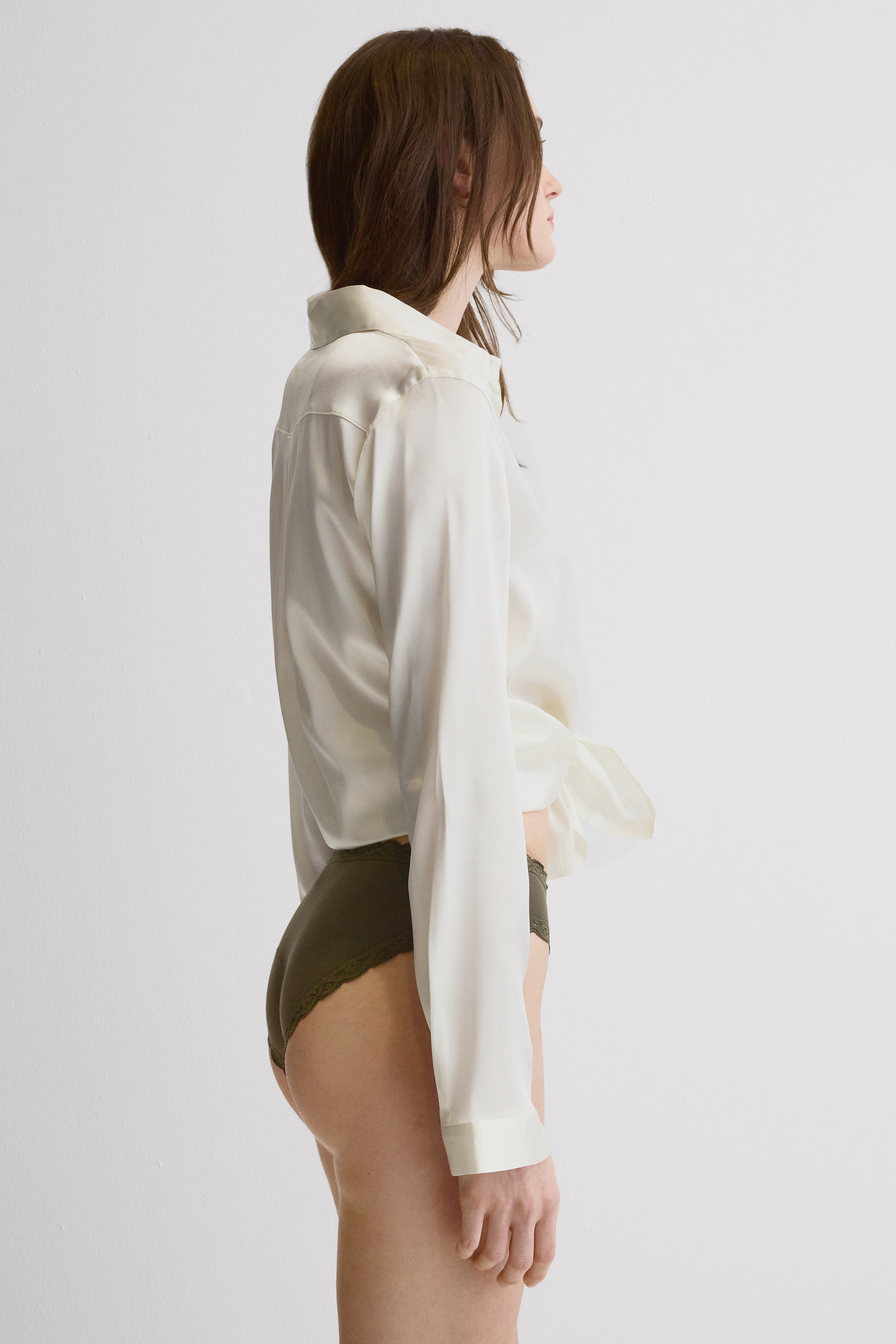 コットン＆レース ショーツ