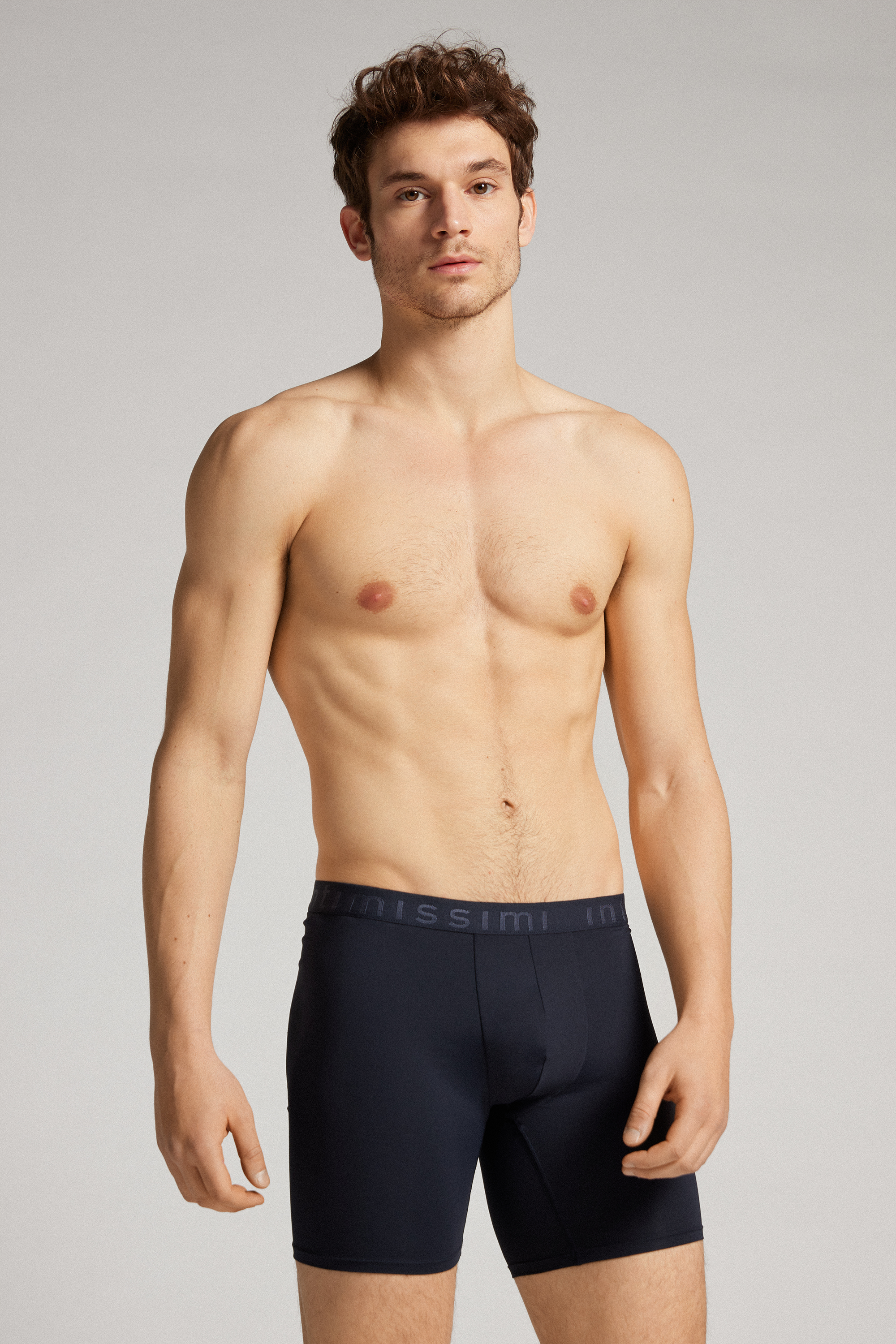 マイクロファイバー ロングボクサー