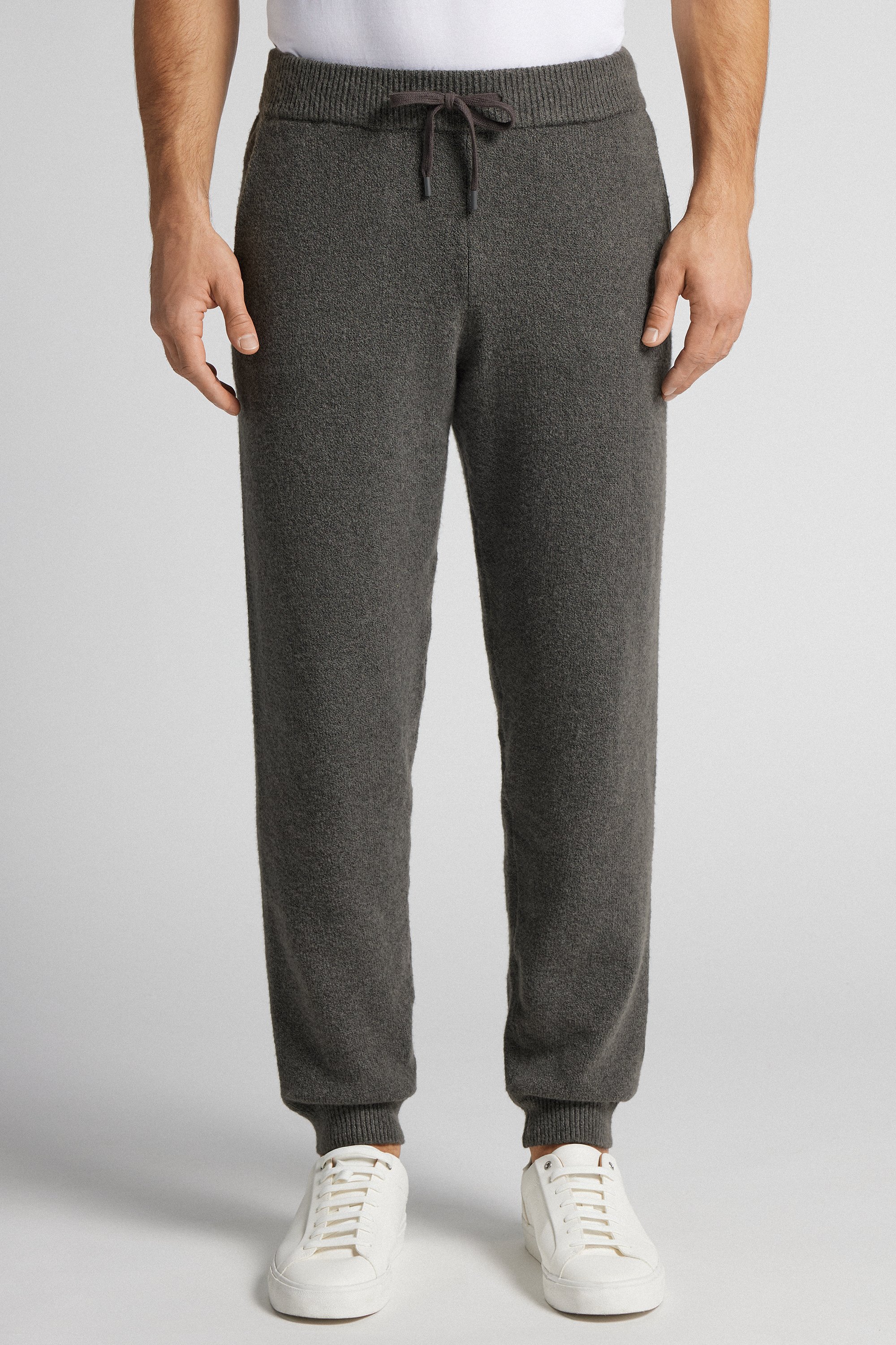 ピンストライププリント コットンファブリック ロングパンツ | Intimissimi