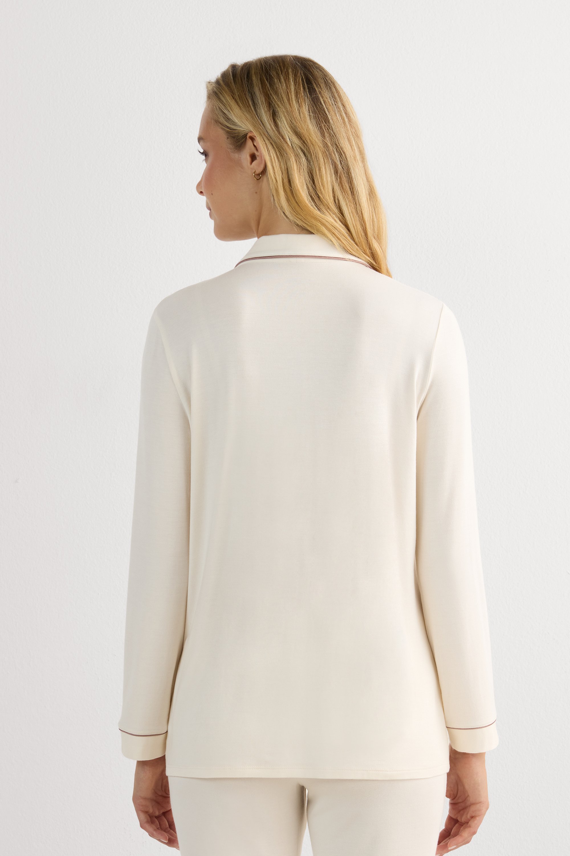 マイクロモダール長袖ジャケット