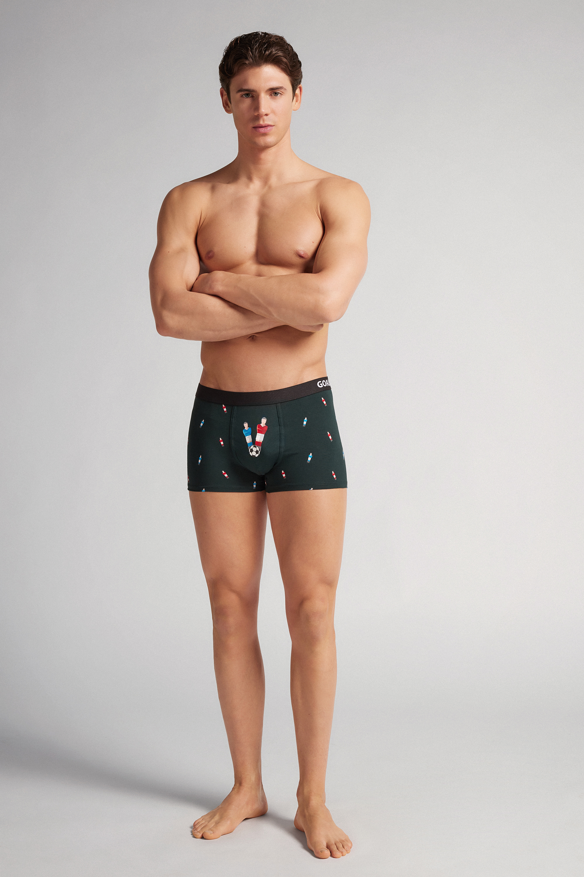 テーブルサッカープリント Superiorコットン ボクサー