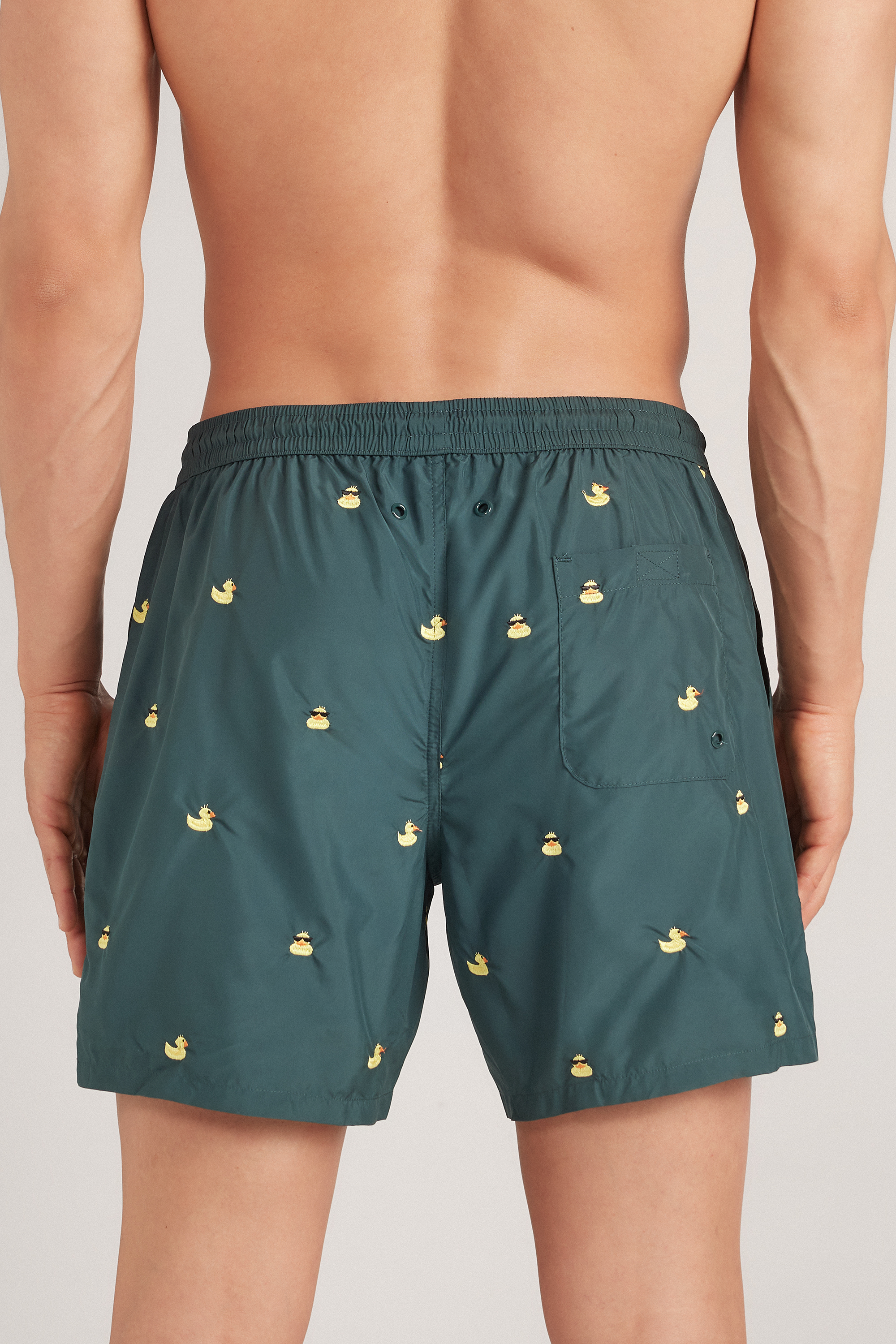 ダック刺繍 スイムボクサー