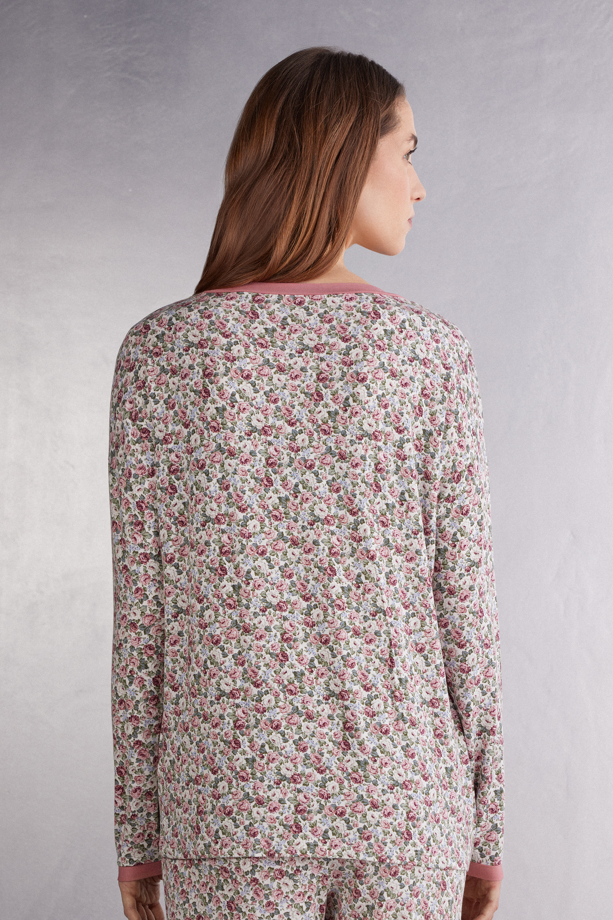 Floral Romance ボートネック ニット