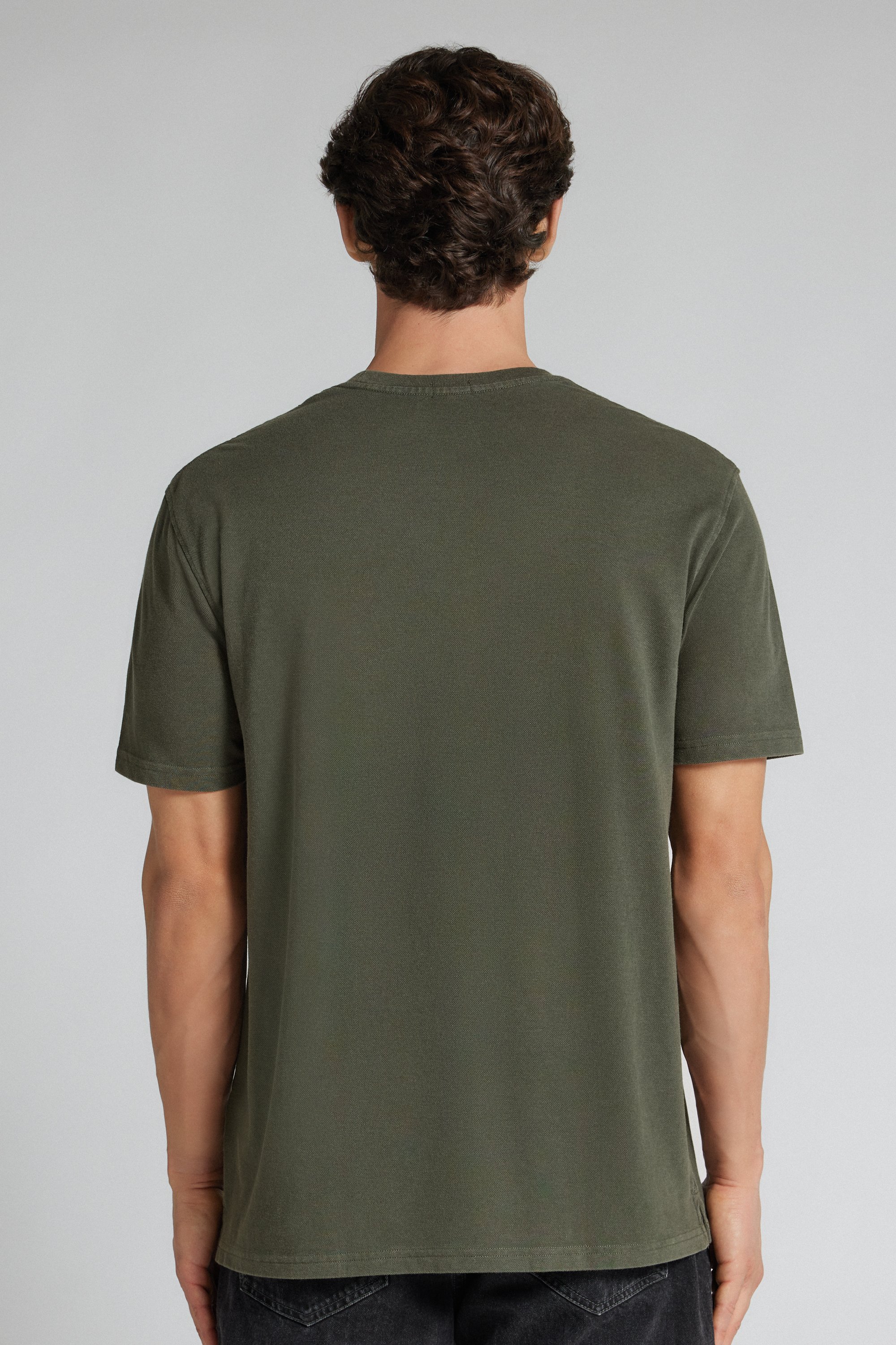 "Washed Collection" ピケ Tシャツ