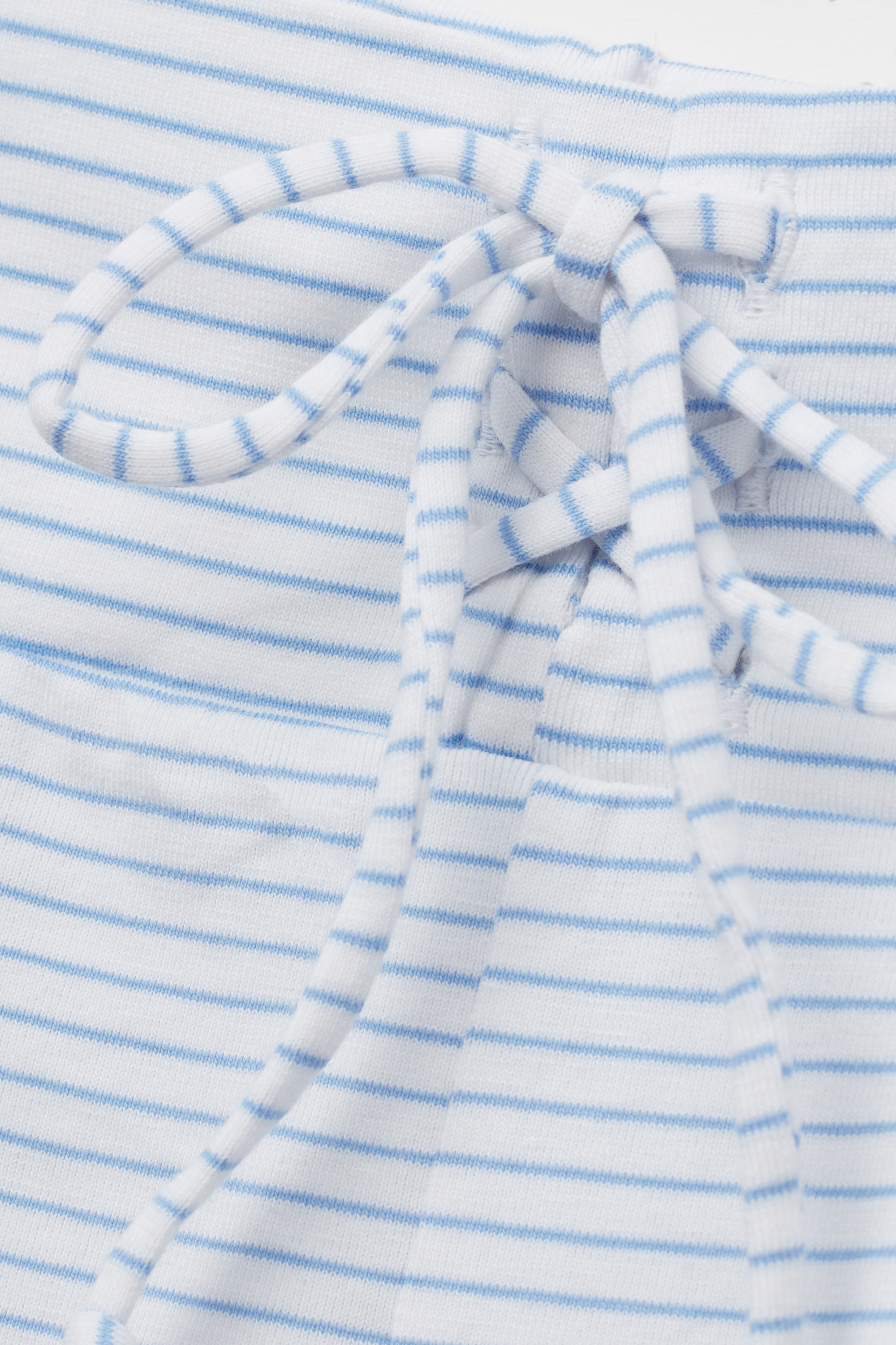 Morning Portofino ストライプ コットン ショートパンツ