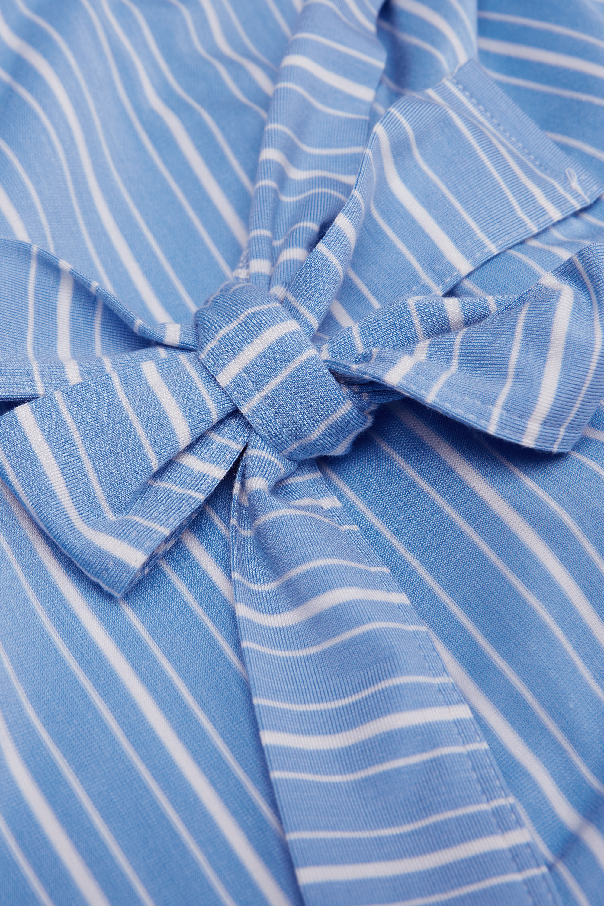 ストライプ オックスフォード モダール キモノガウン