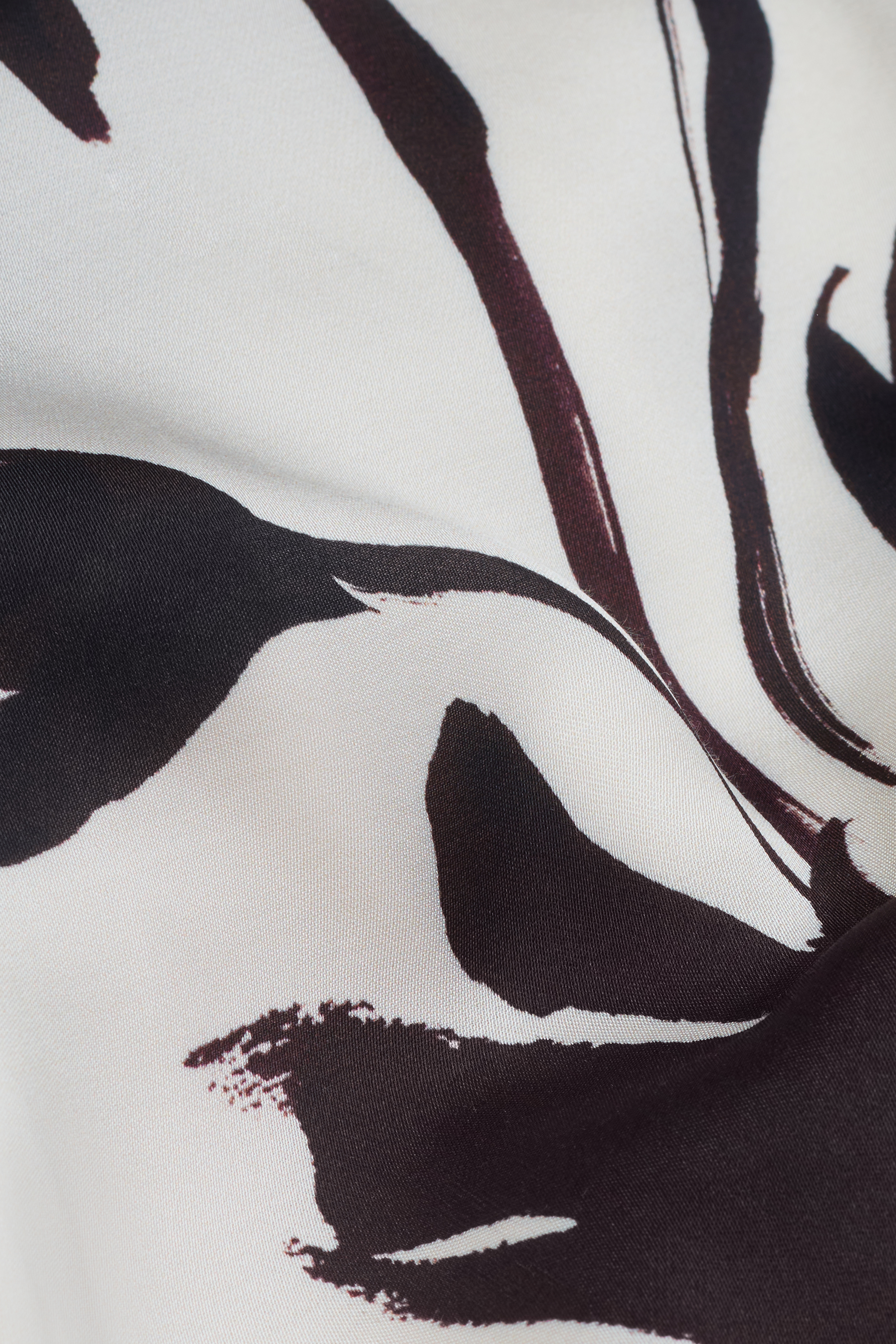 Sleepless Nights ビスコースサテン シャツ