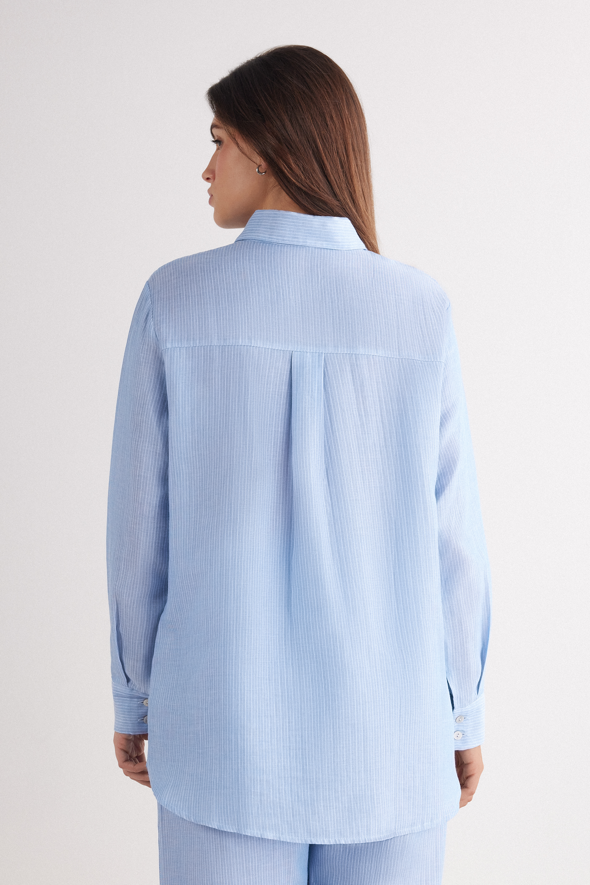 Morning Portofino コットンファブリック シャツ