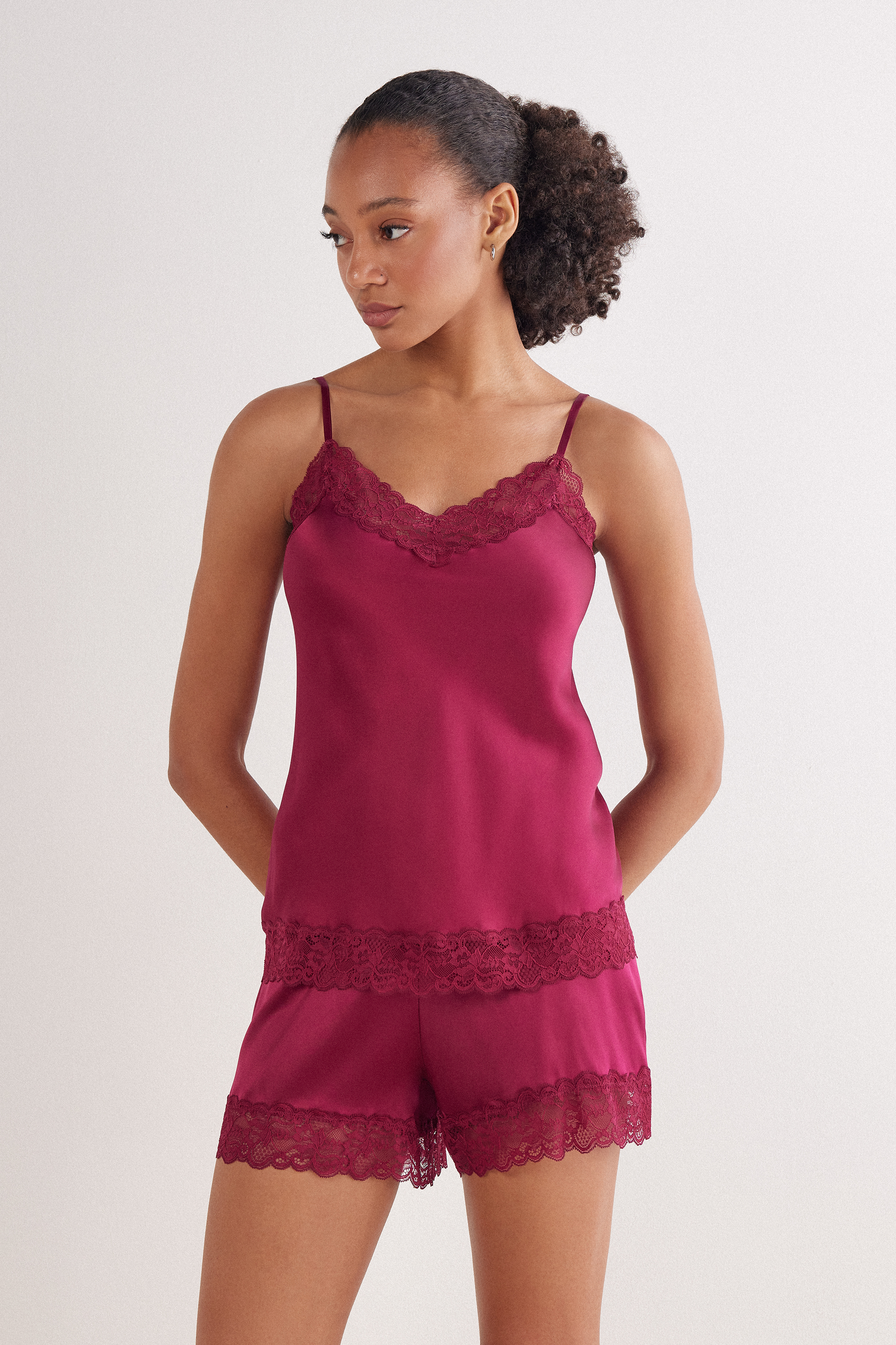 レース＆シルク トップ