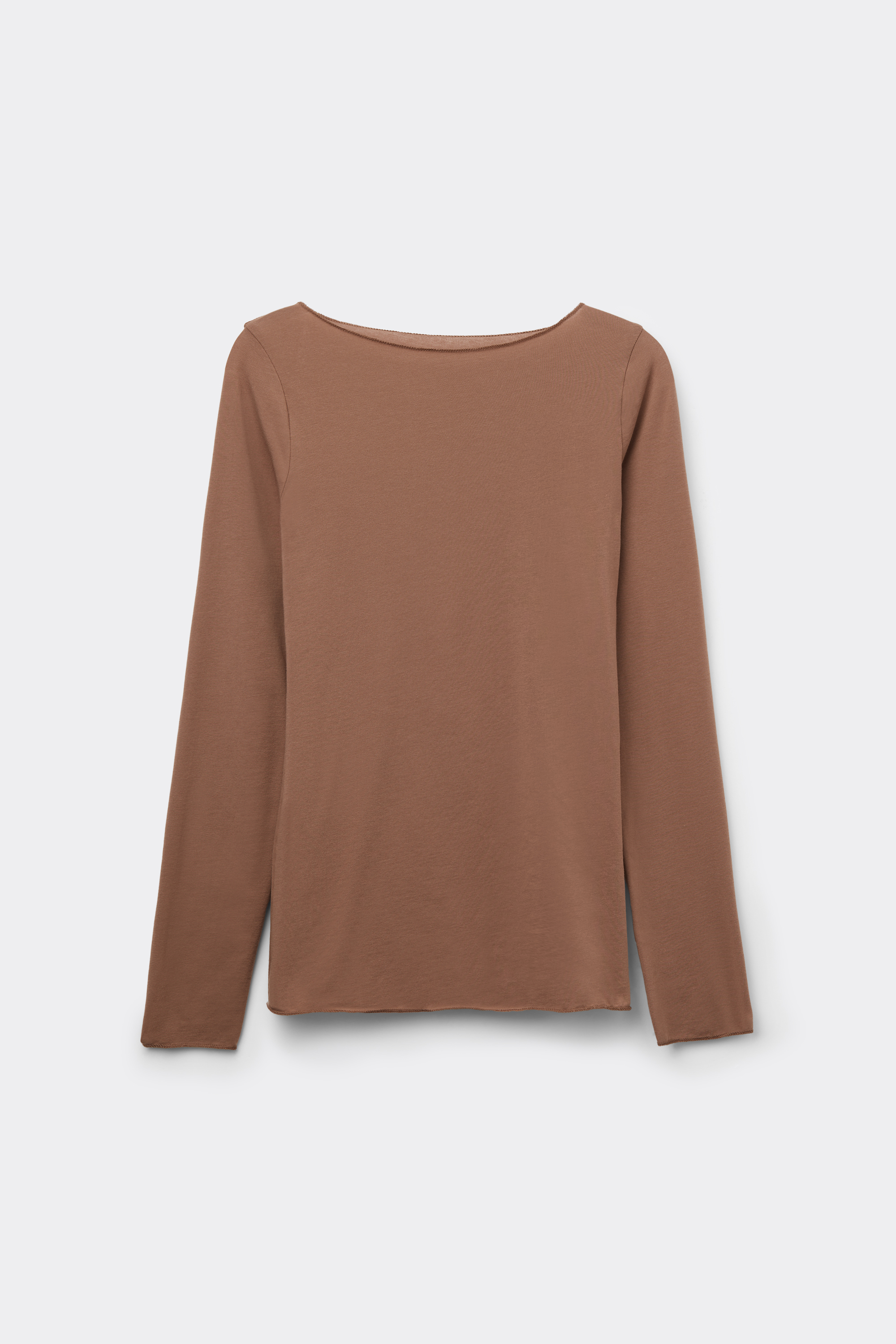 Bluză cu Decolteu Bărcuță din Bumbac The Sensual Cotton